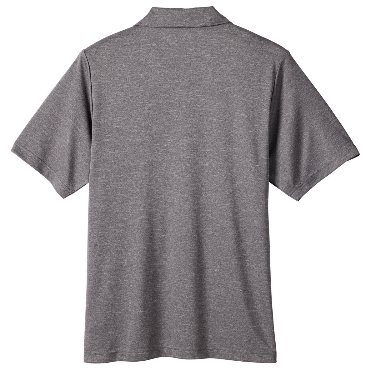 Black Heather Polo - Team 365 - Moisture-Wicking Fabric