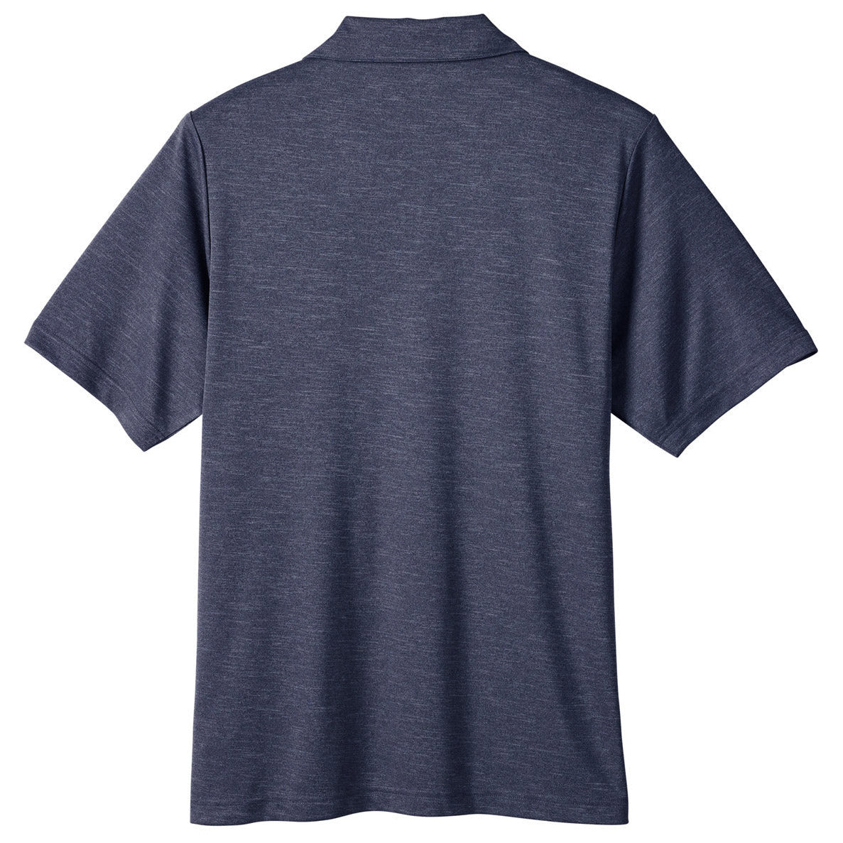 Black Heather Polo - Team 365 - Moisture-Wicking Fabric
