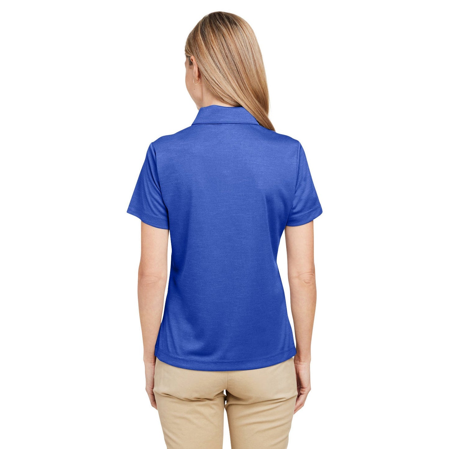 Black Heather Polo - Team 365 - Sonic Performance