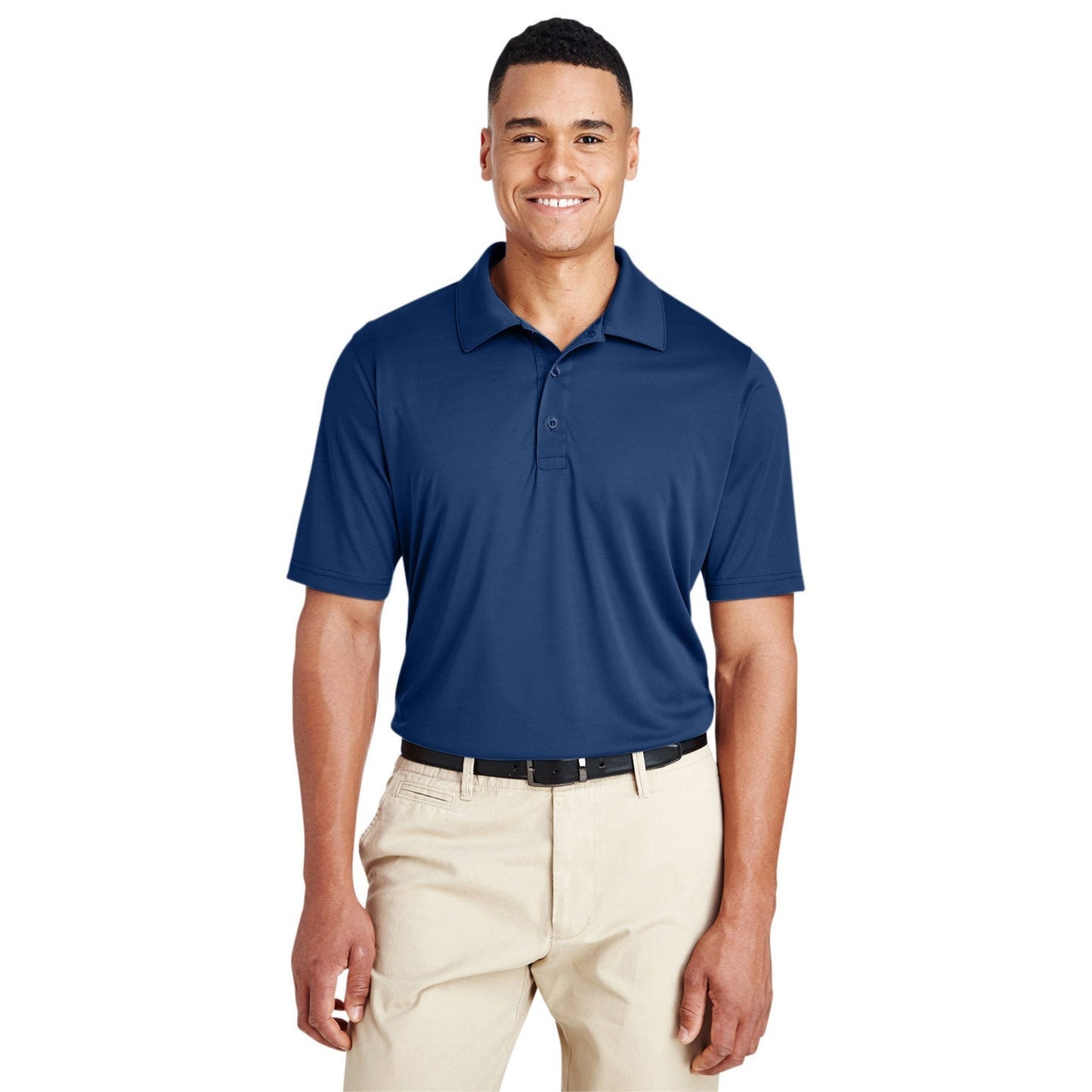 Black Polo Shirt - Team 365 - Moisture Wicking Performance