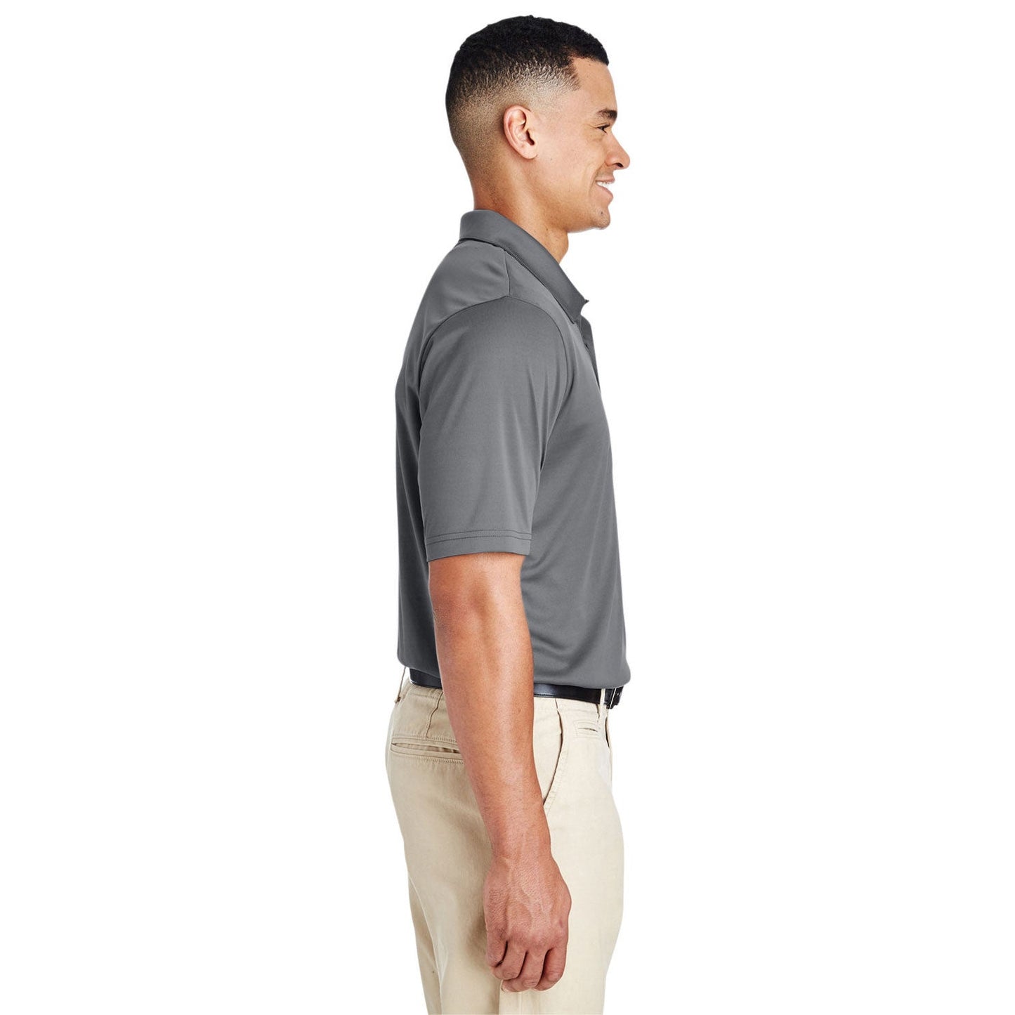 Black Polo Shirt - Team 365 - Moisture Wicking Performance