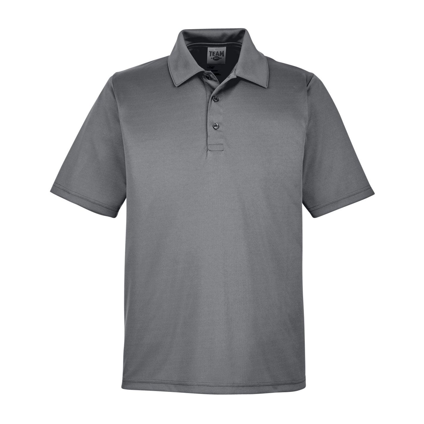 Black Polo Shirt - Team 365 - Moisture Wicking Performance