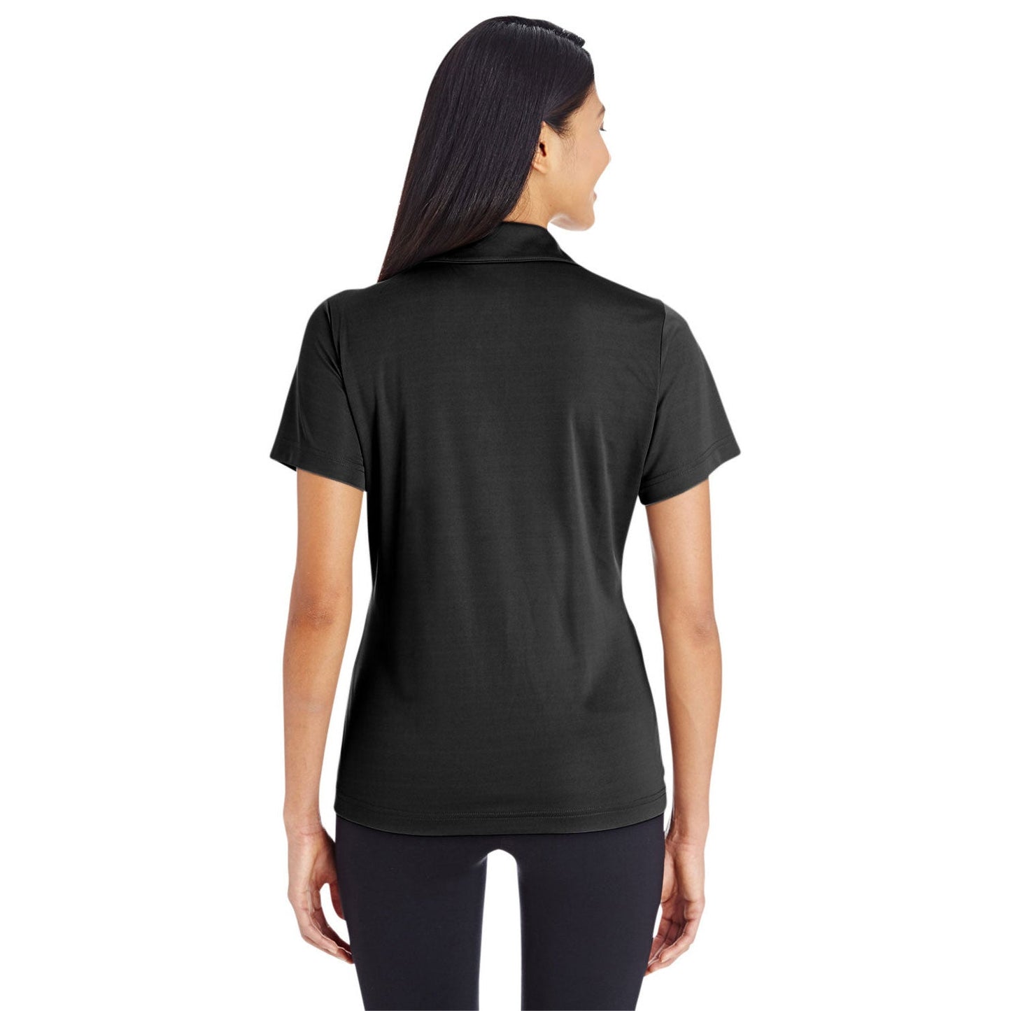 Black Performance Polo - Team 365 - Moisture-Wicking