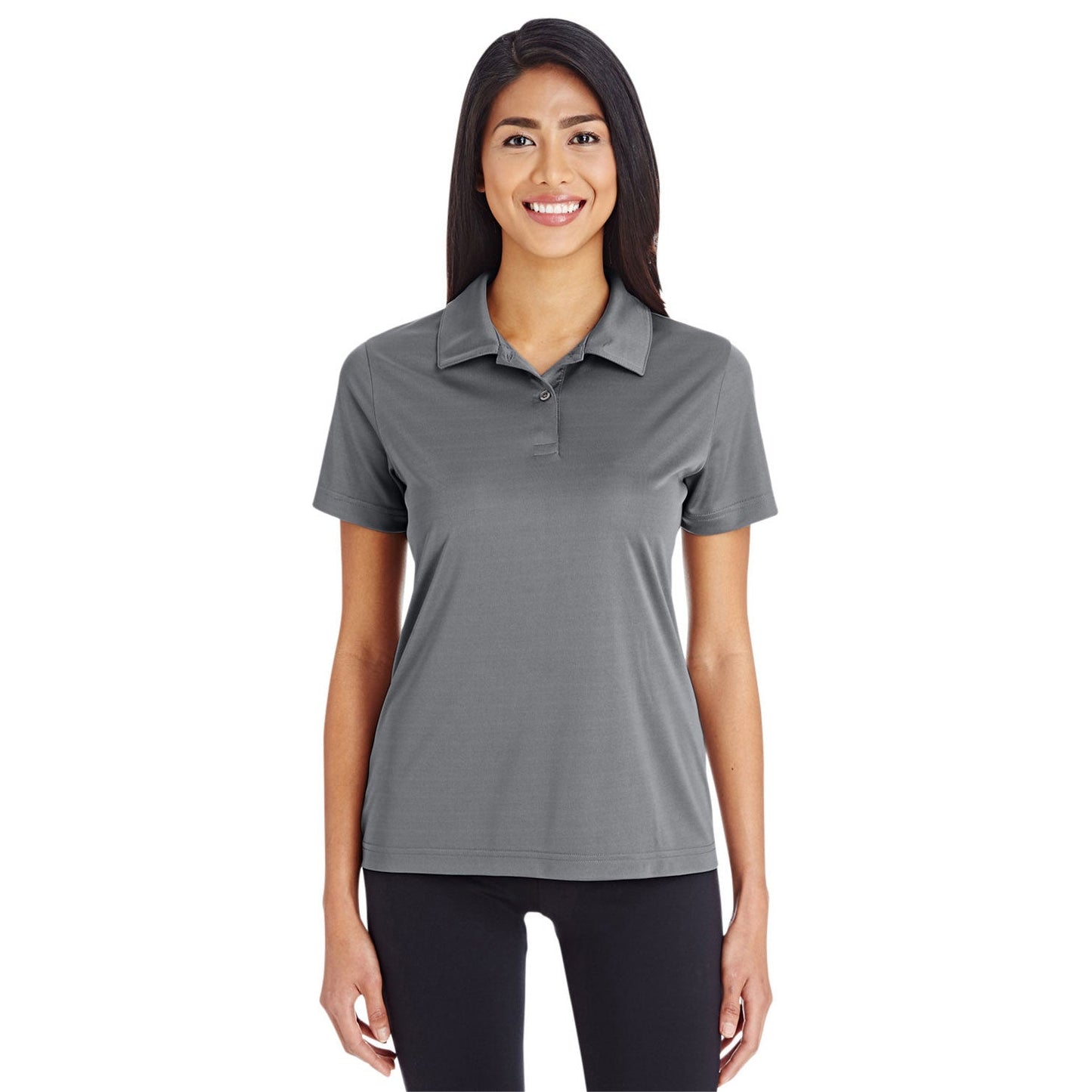 Black Performance Polo - Team 365 - Moisture-Wicking