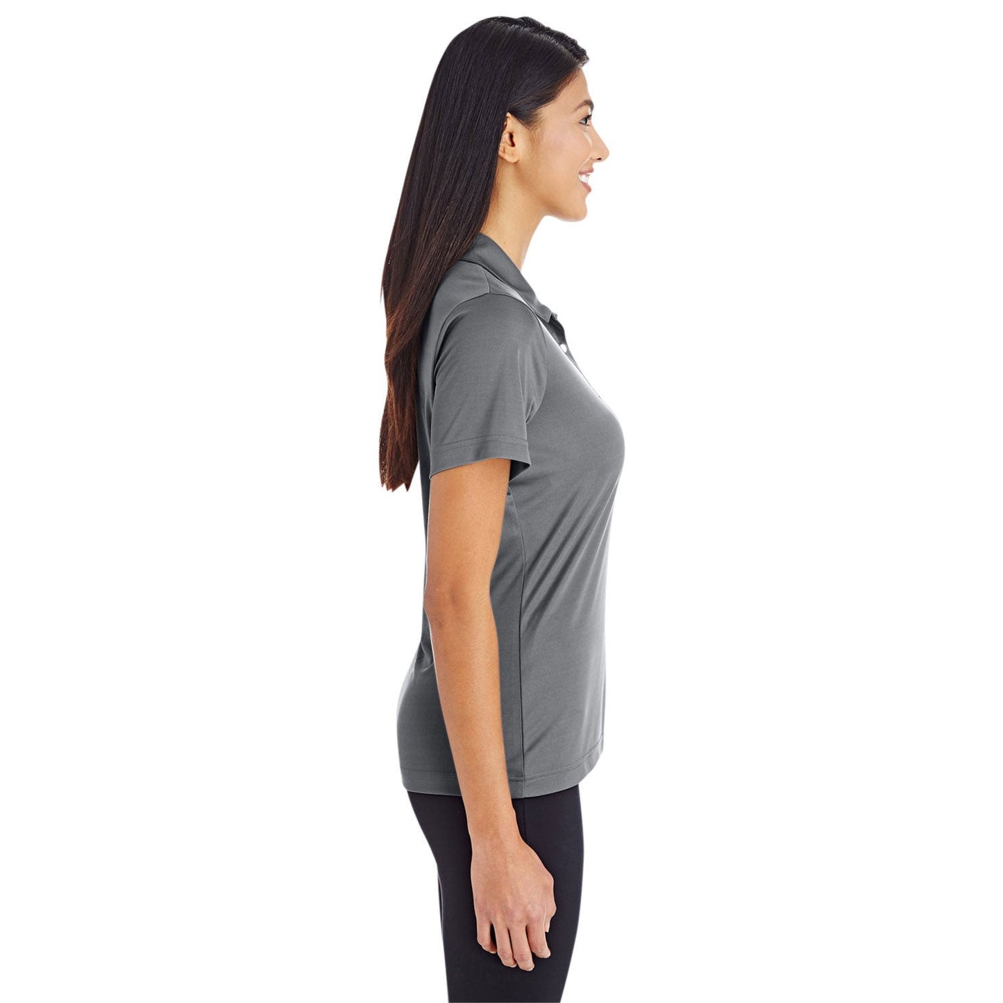 Black Performance Polo - Team 365 - Moisture-Wicking