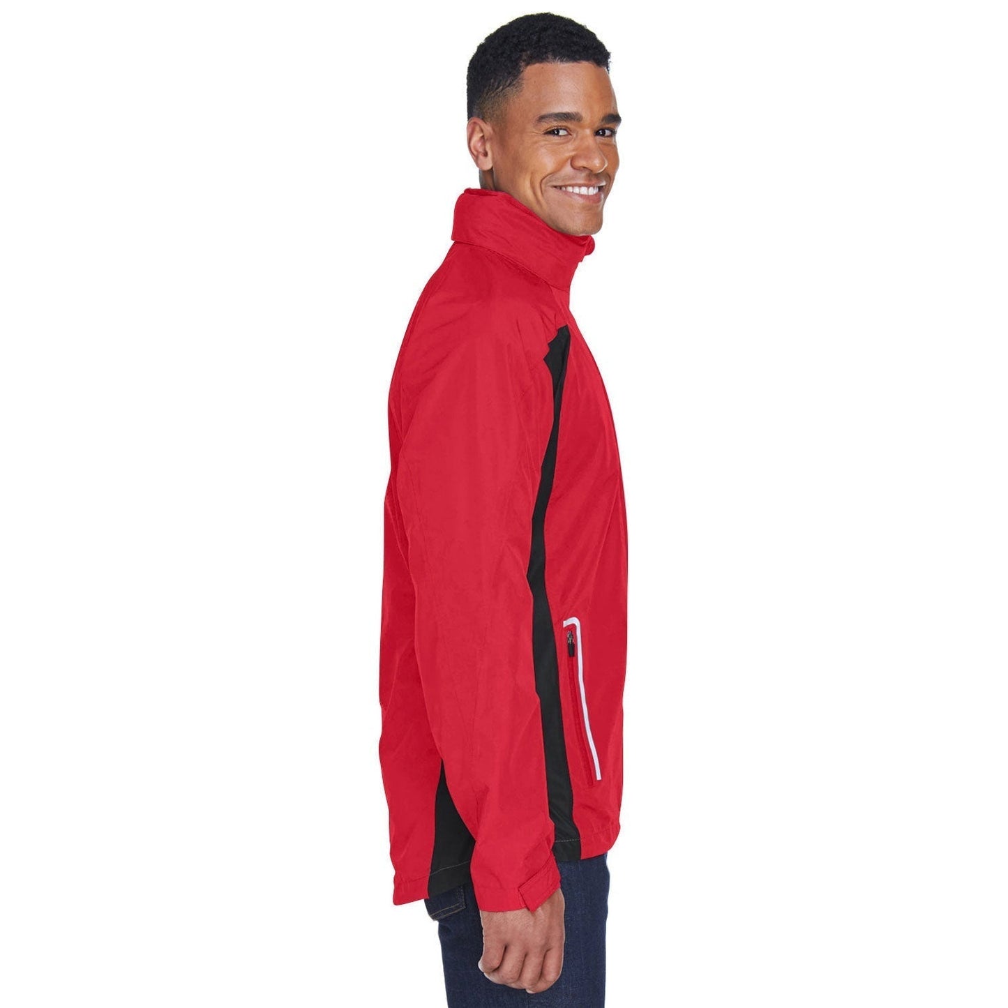 Black Waterproof Jacket - Team 365 - Durable Design
