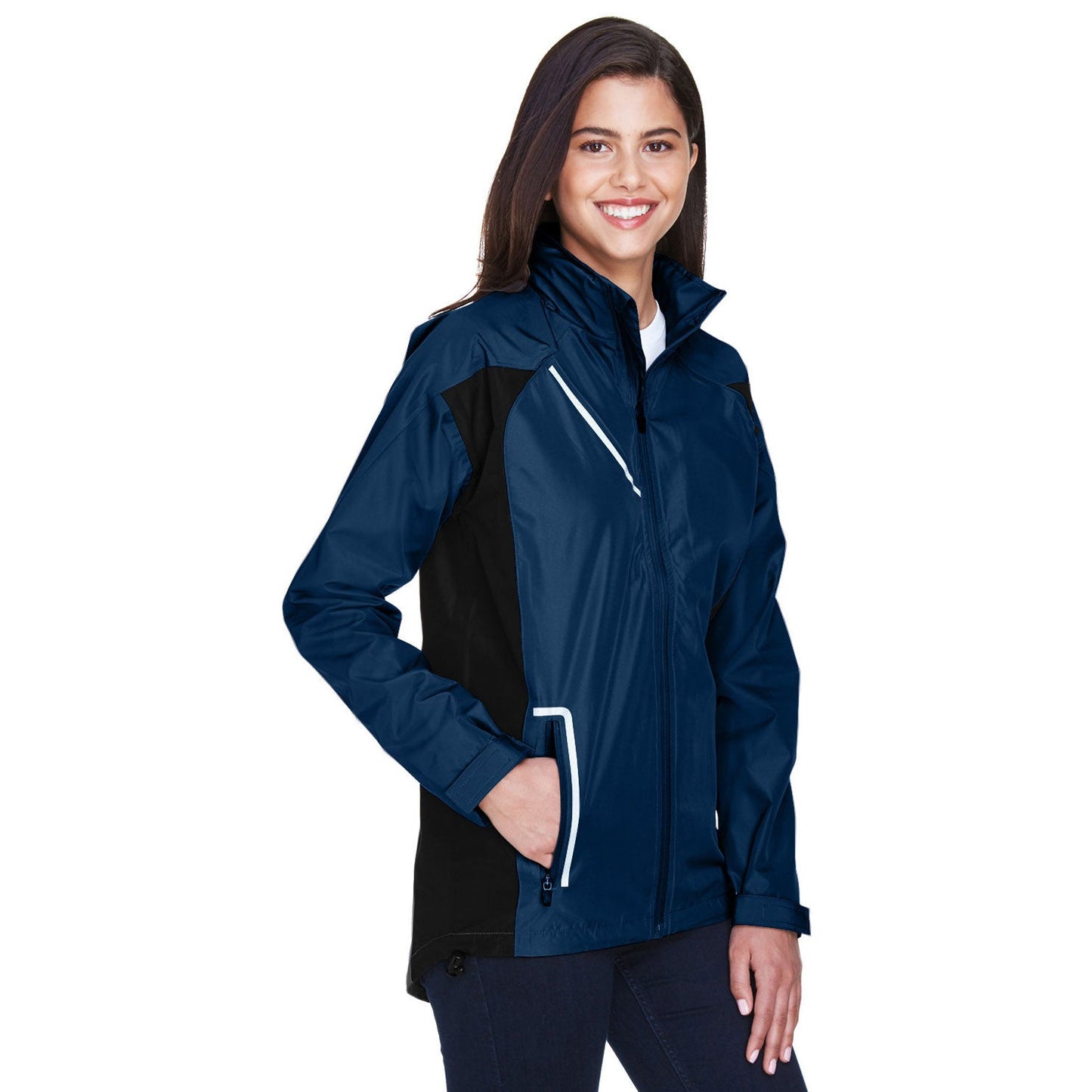 Black Waterproof Jacket - Team 365 - Stylish Design