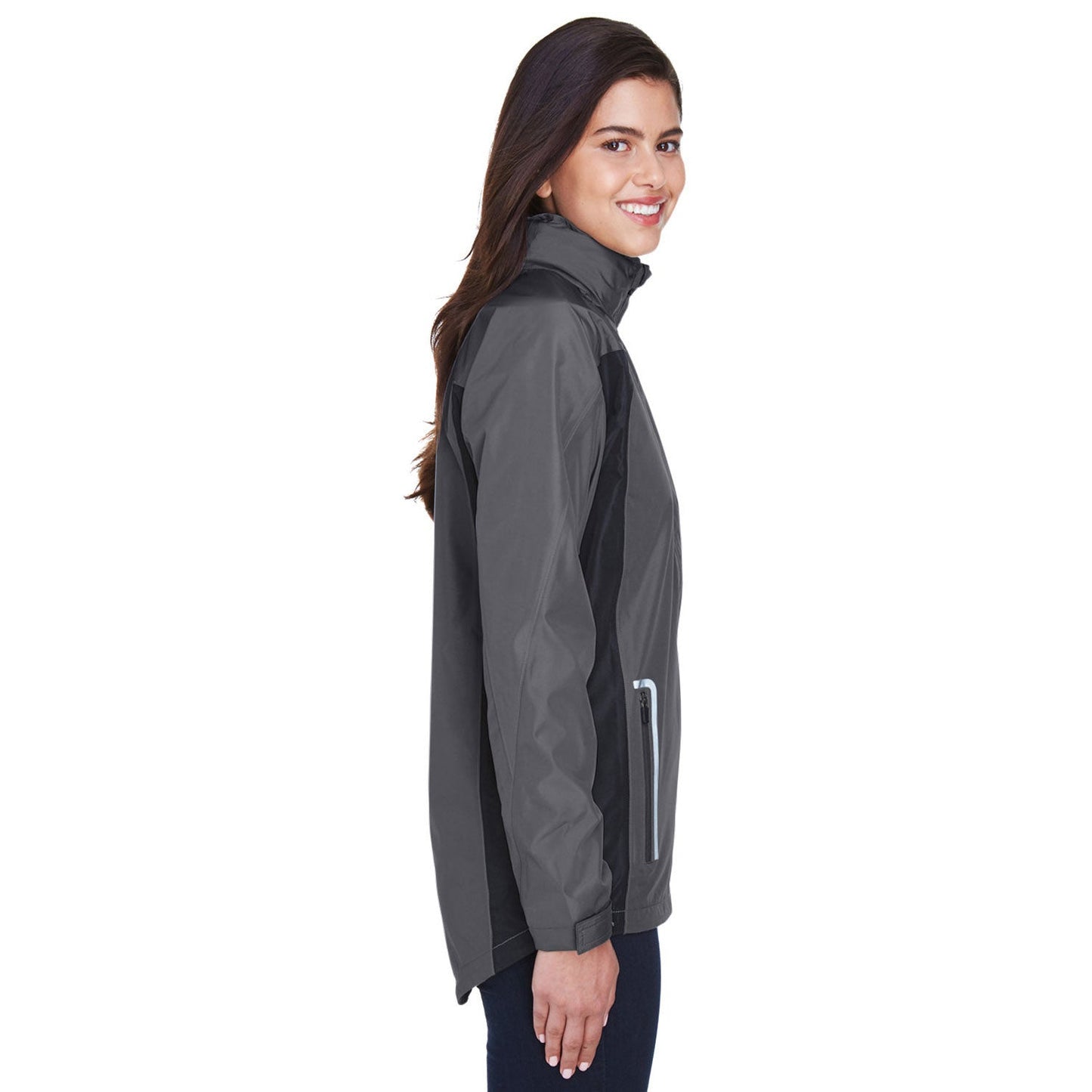 Black Waterproof Jacket - Team 365 - Stylish Design