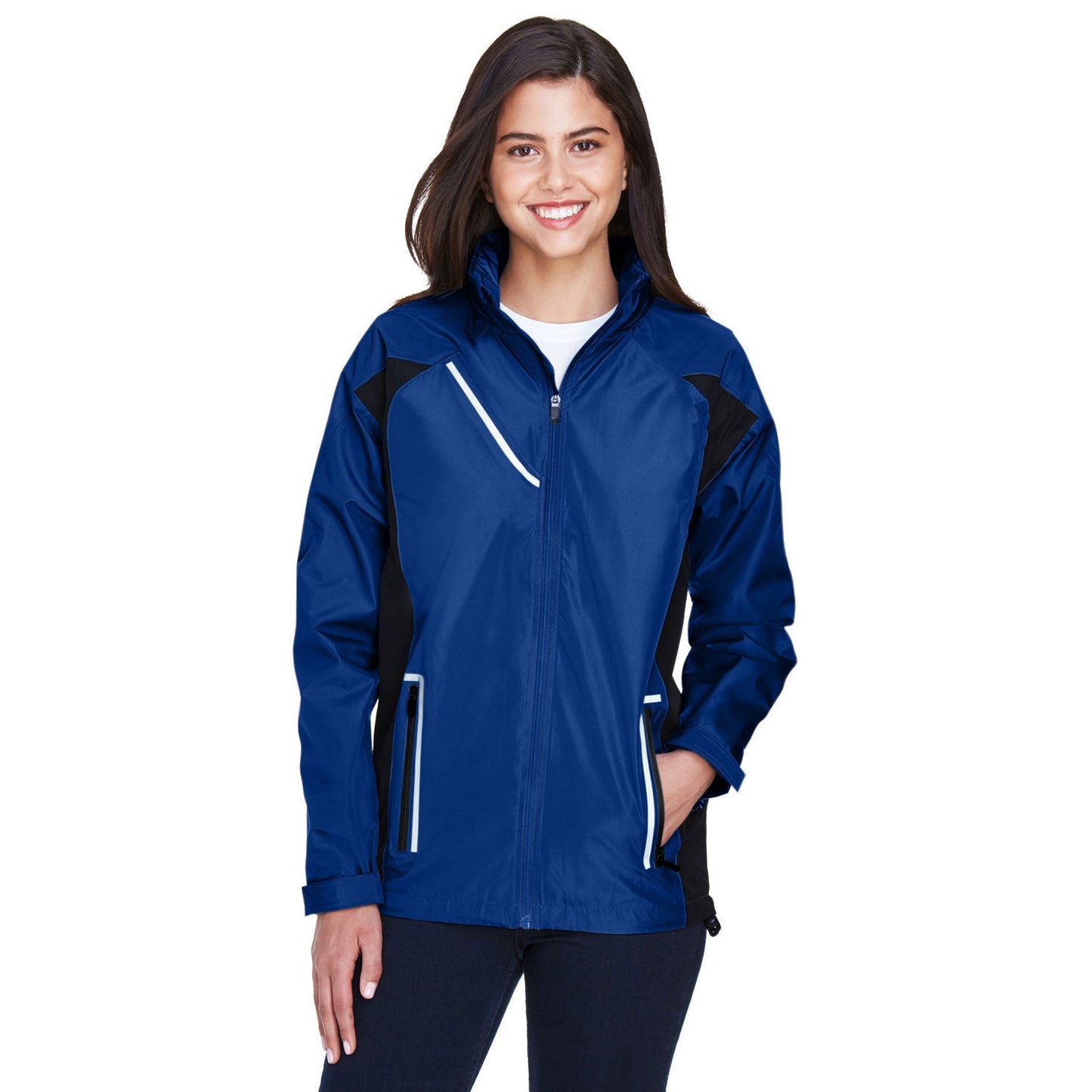 Black Waterproof Jacket - Team 365 - Stylish Design
