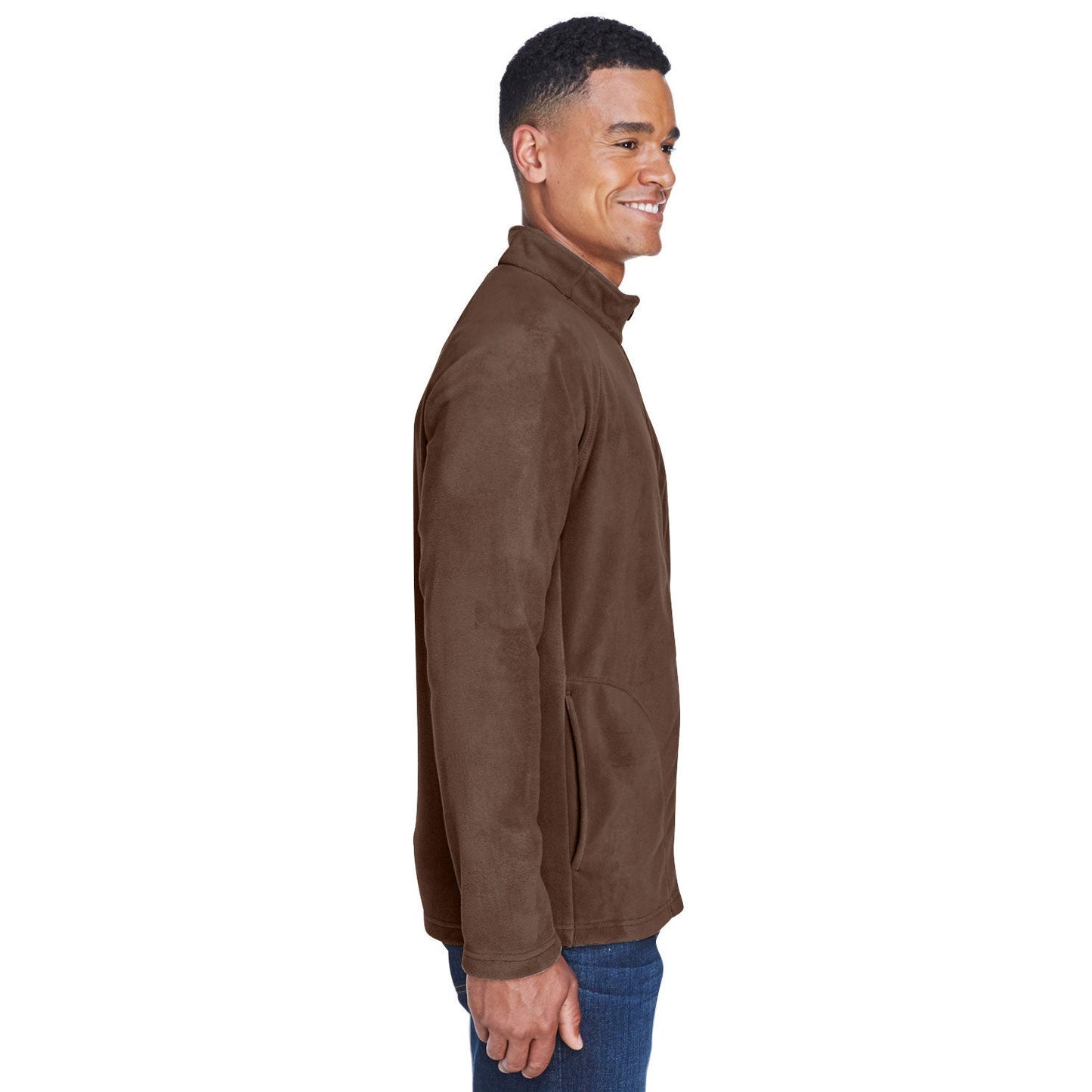 Black Microfleece Jacket - Team 365 - Warm Comfort