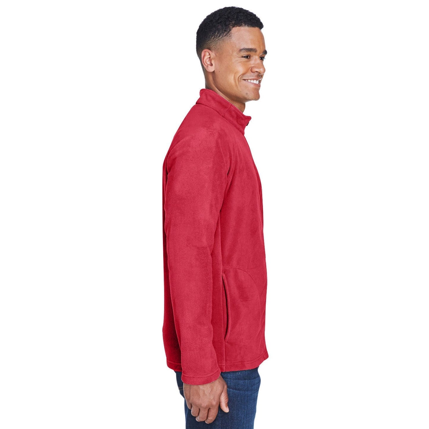 Black Microfleece Jacket - Team 365 - Warm Comfort