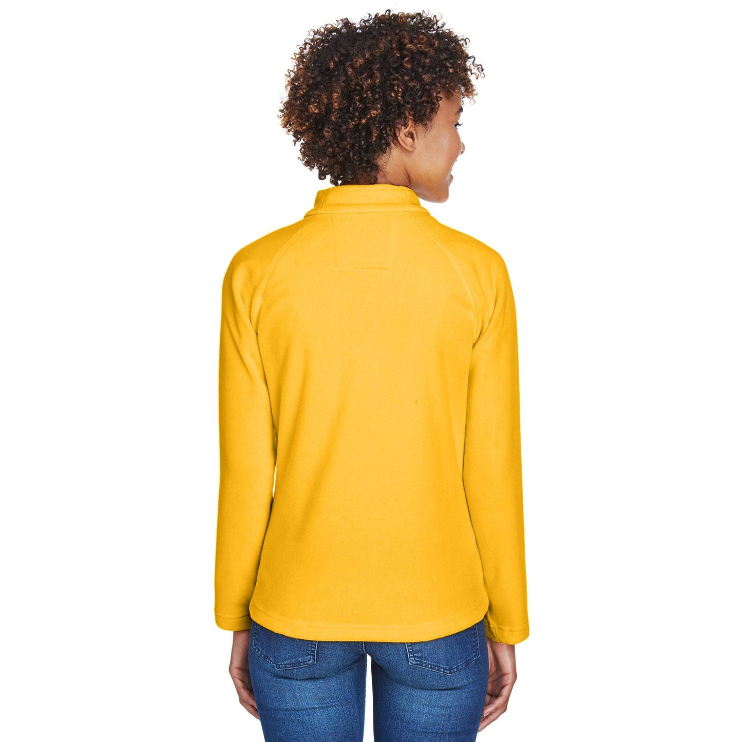 Black Microfleece Jacket - Team 365 - Women's Comfort
