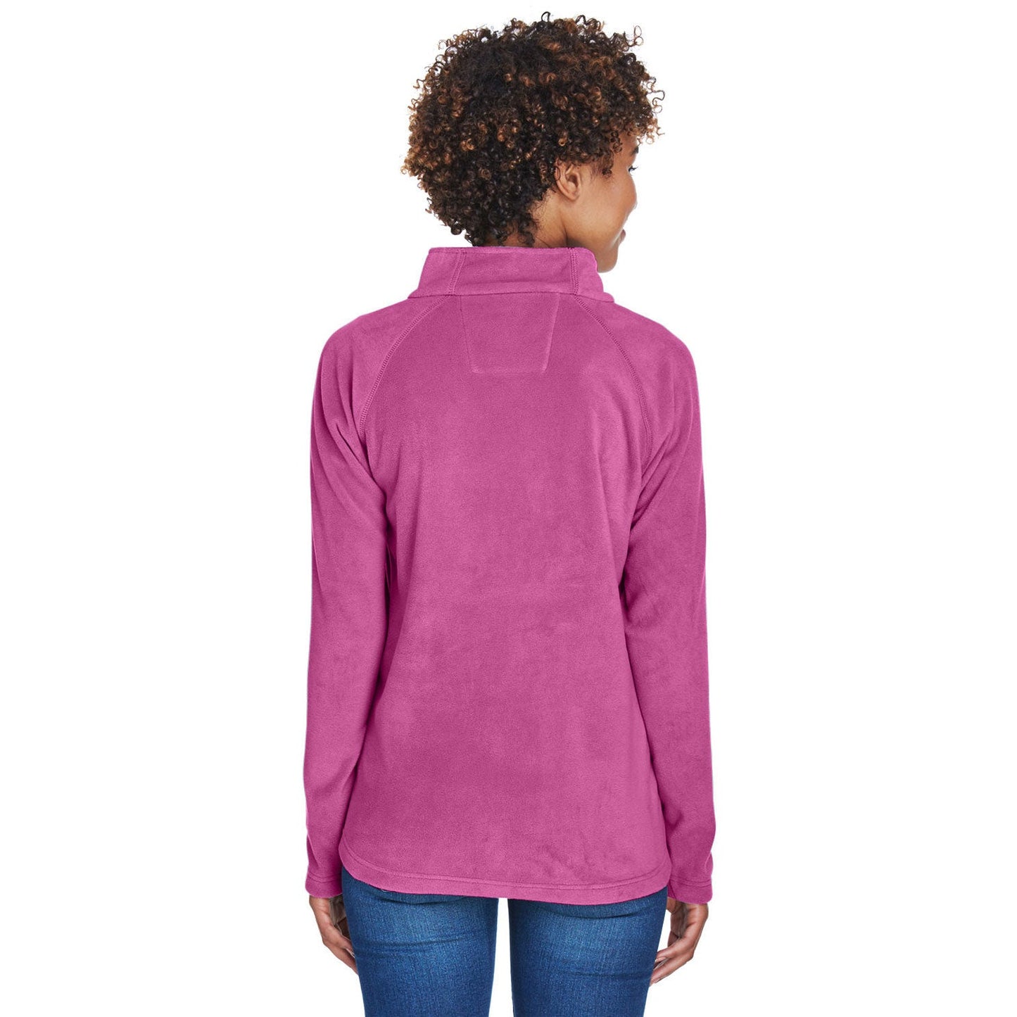 Black Microfleece Jacket - Team 365 - Women's Comfort
