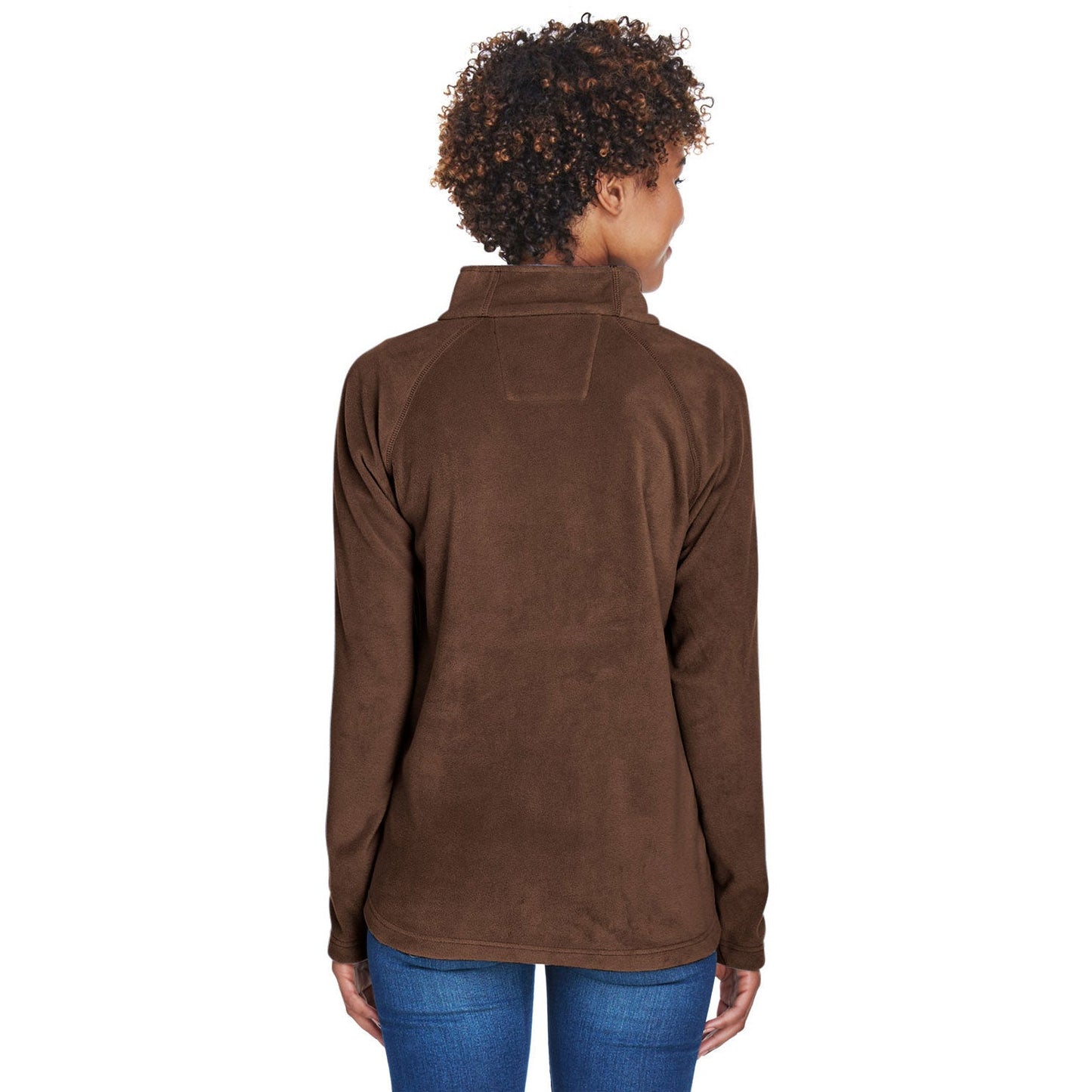 Black Microfleece Jacket - Team 365 - Women's Comfort