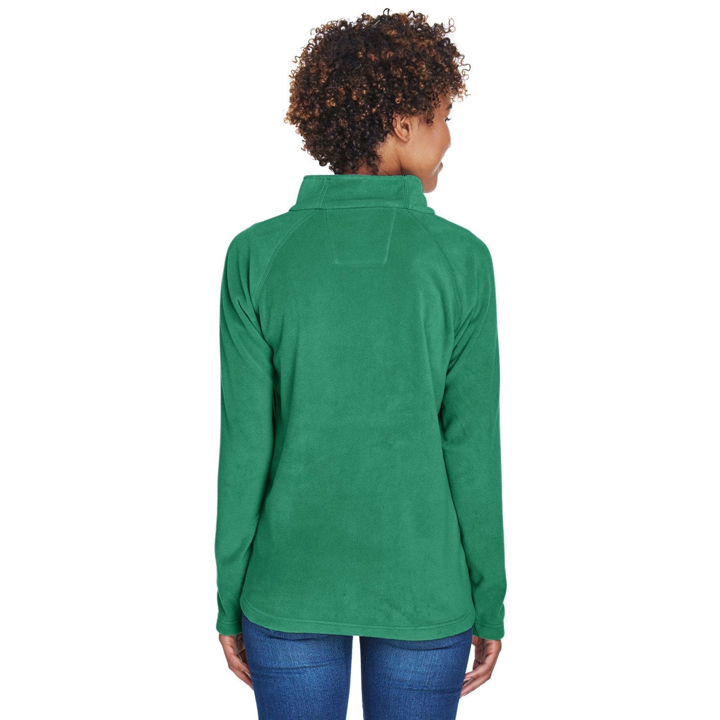 Black Microfleece Jacket - Team 365 - Women's Comfort