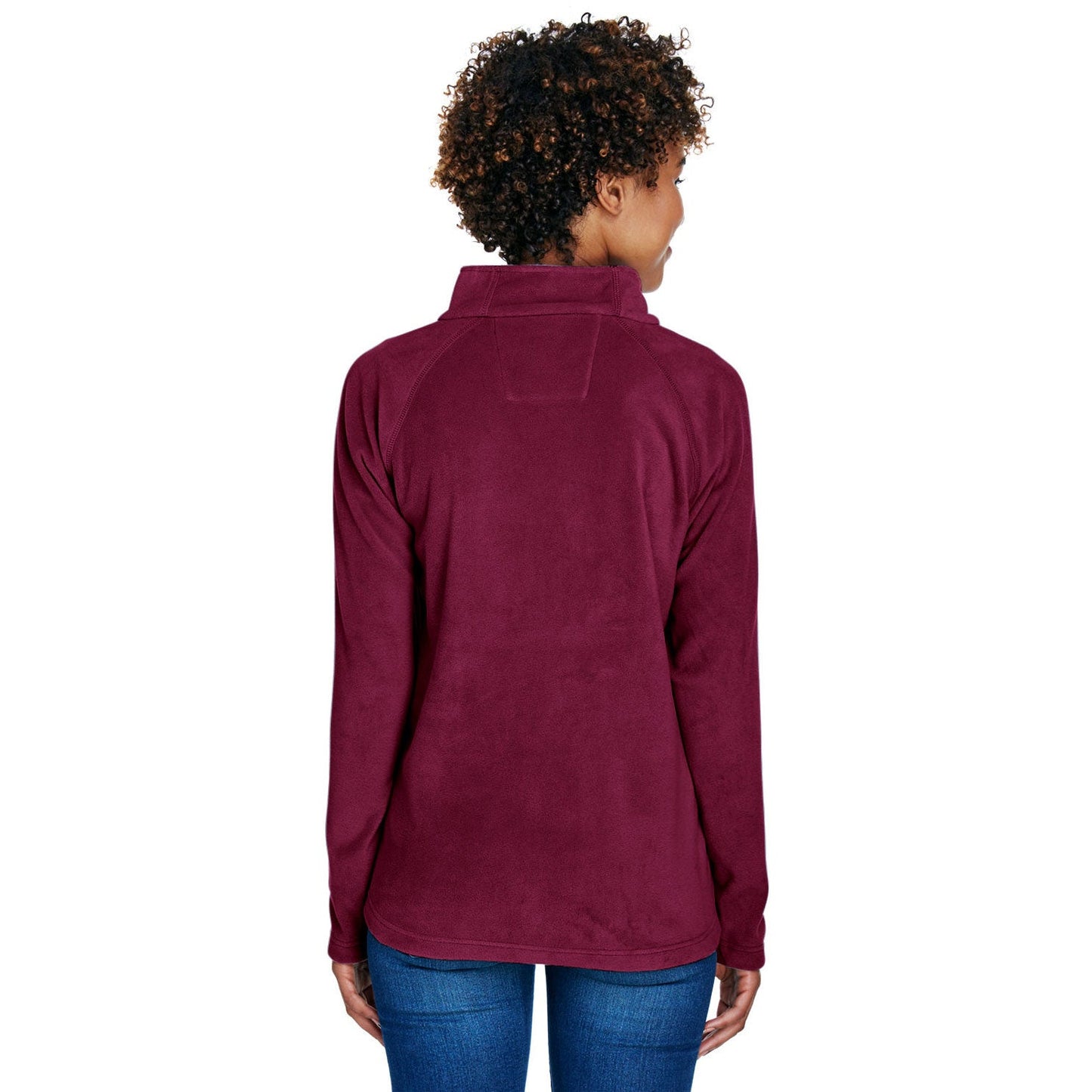 Black Microfleece Jacket - Team 365 - Women's Comfort