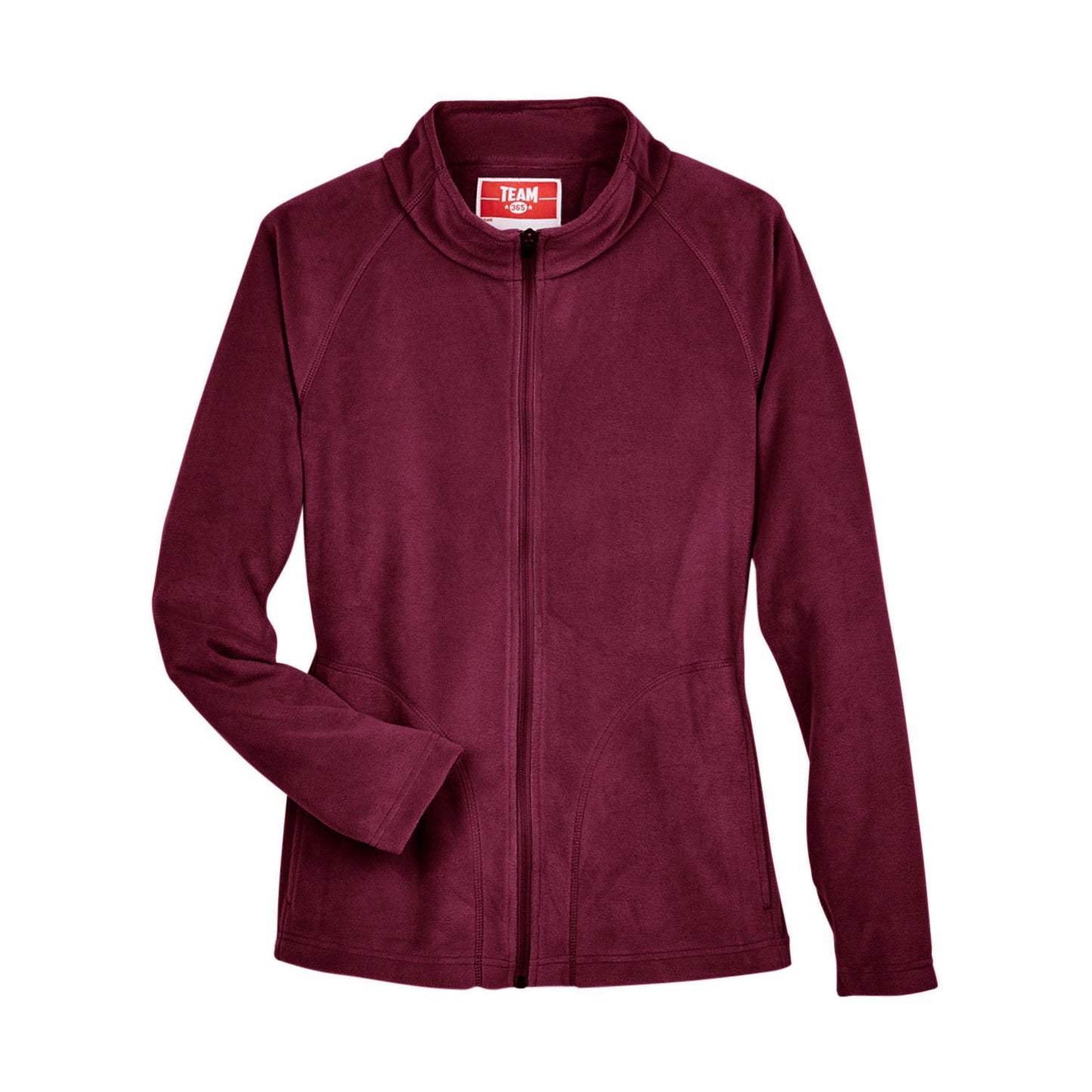 Black Microfleece Jacket - Team 365 - Women's Comfort
