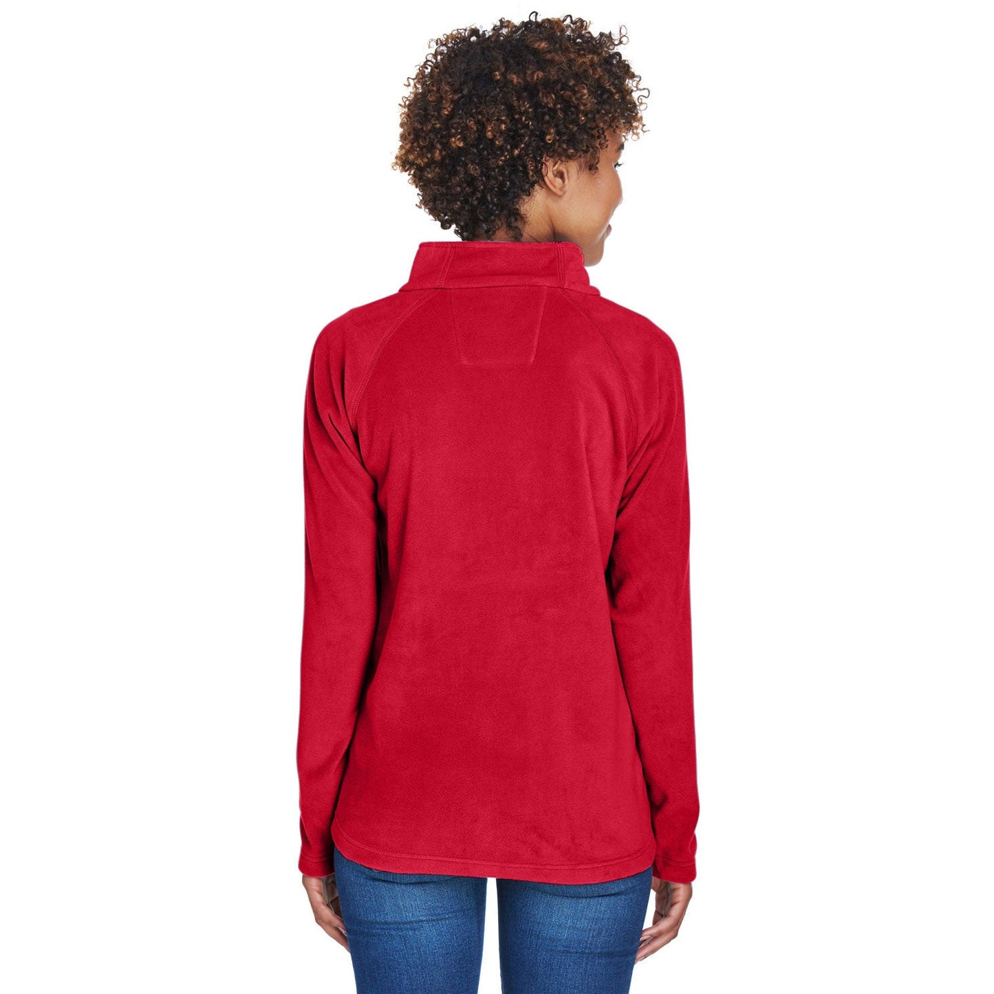 Black Microfleece Jacket - Team 365 - Women's Comfort