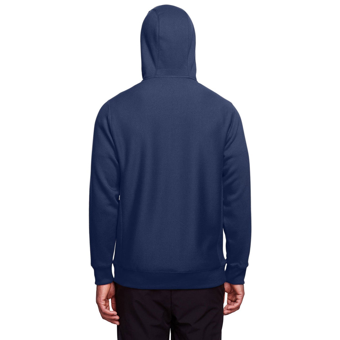 Black Hooded Sweatshirt - Team 365 - Heavyweight Fleece
