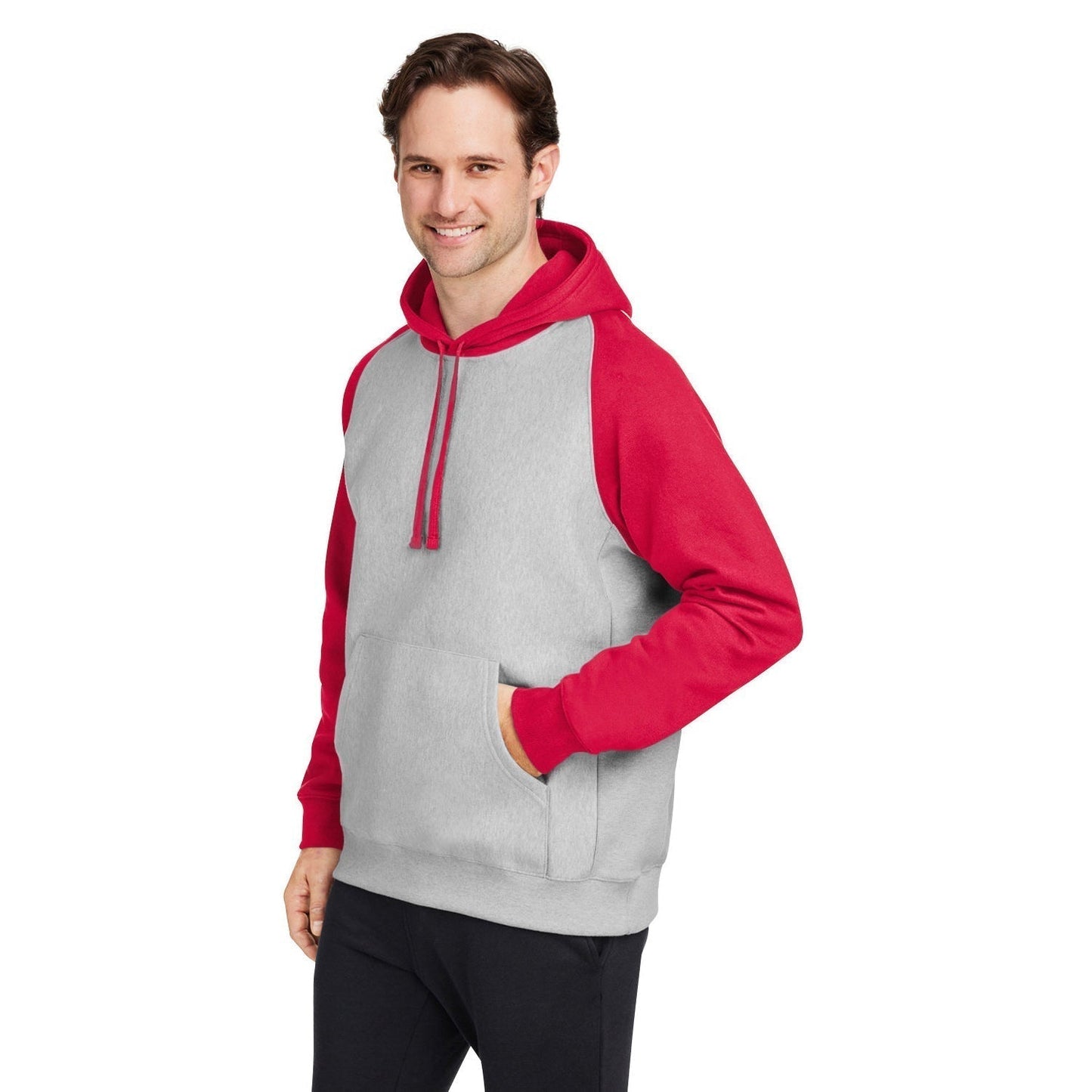 Athletic Heather Sweatshirt - Team 365 - Heavyweight Fleece