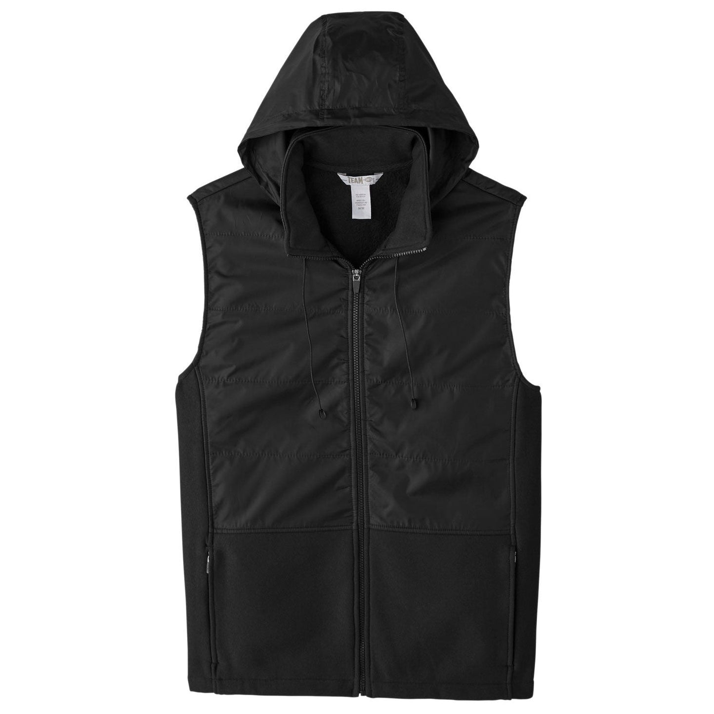 Black Vests - Team 365 - Durable Hooded Design