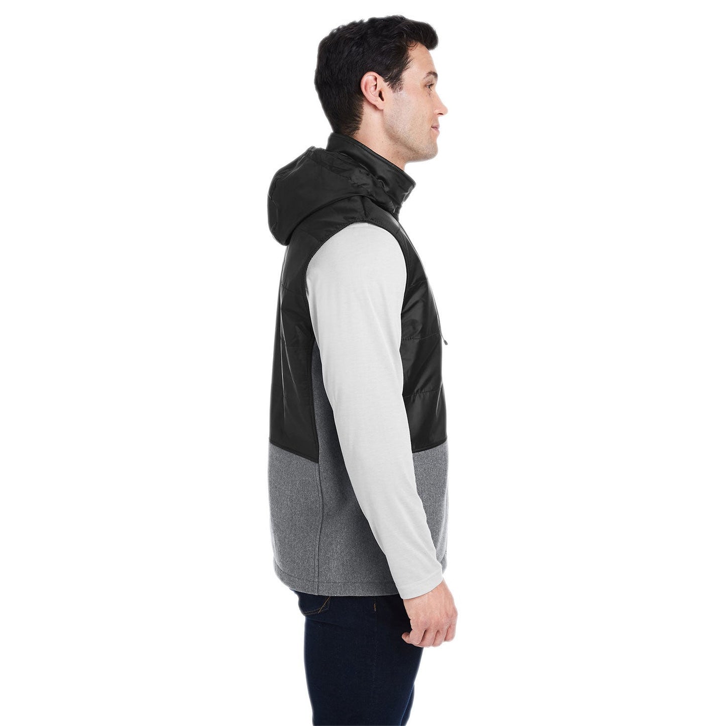 Black Vests - Team 365 - Durable Hooded Design
