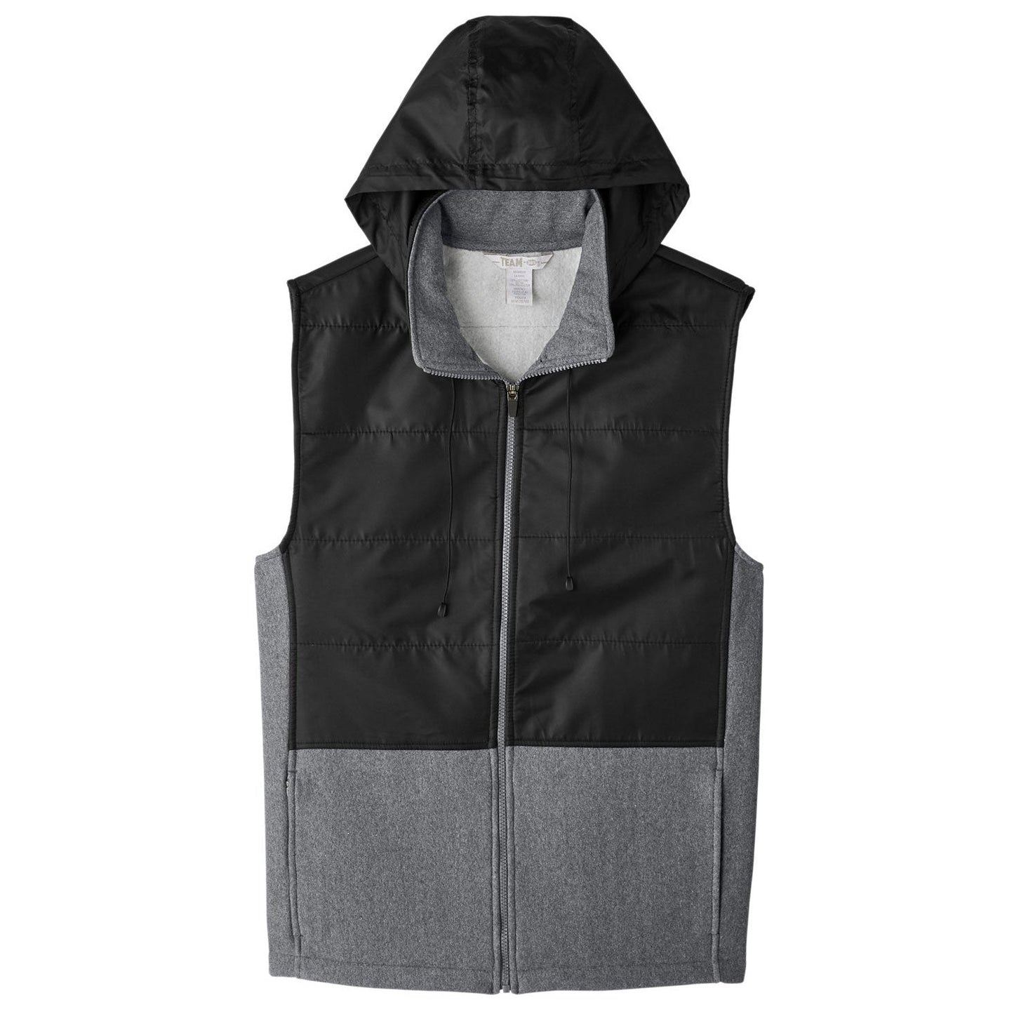 Black Vests - Team 365 - Durable Hooded Design