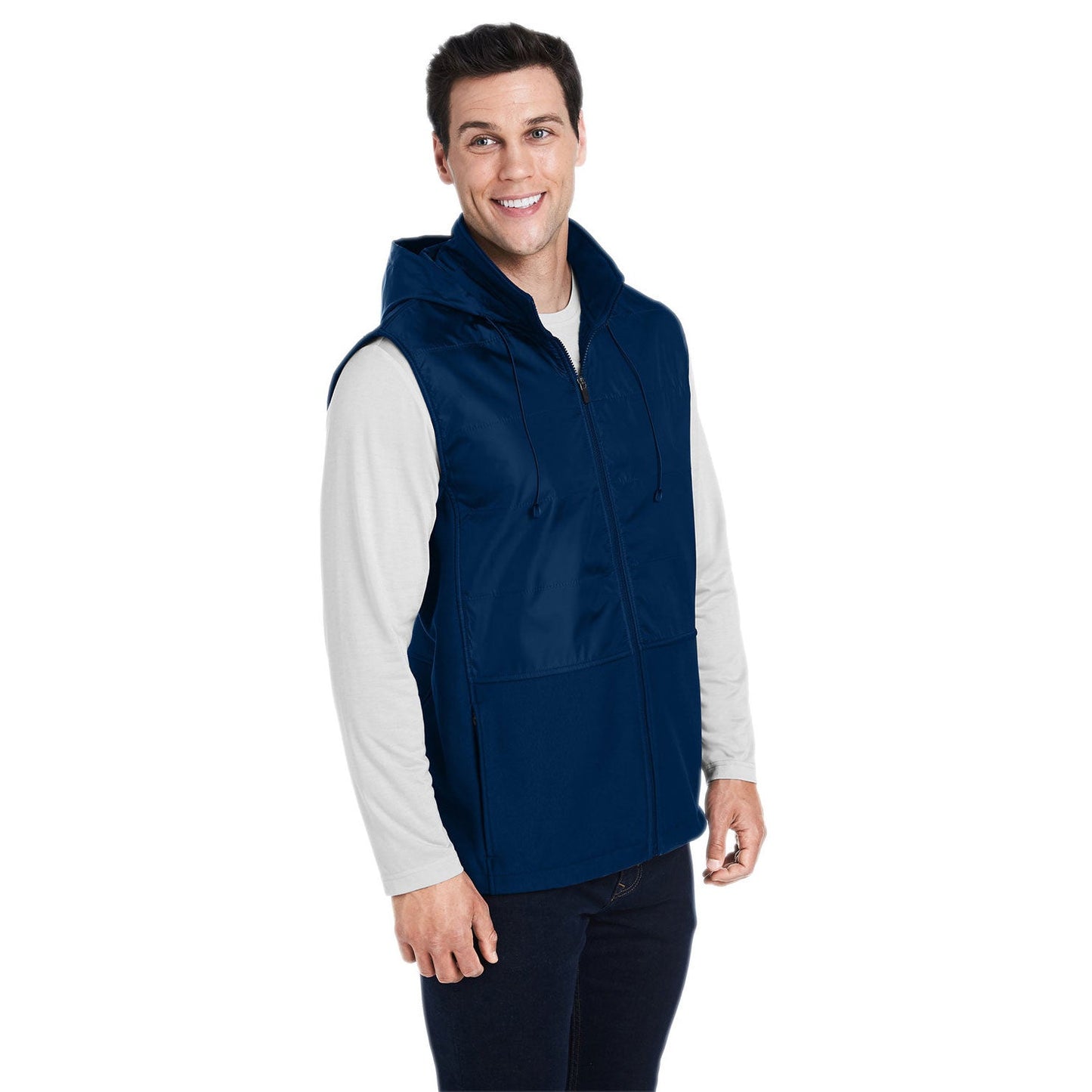 Black Vests - Team 365 - Durable Hooded Design