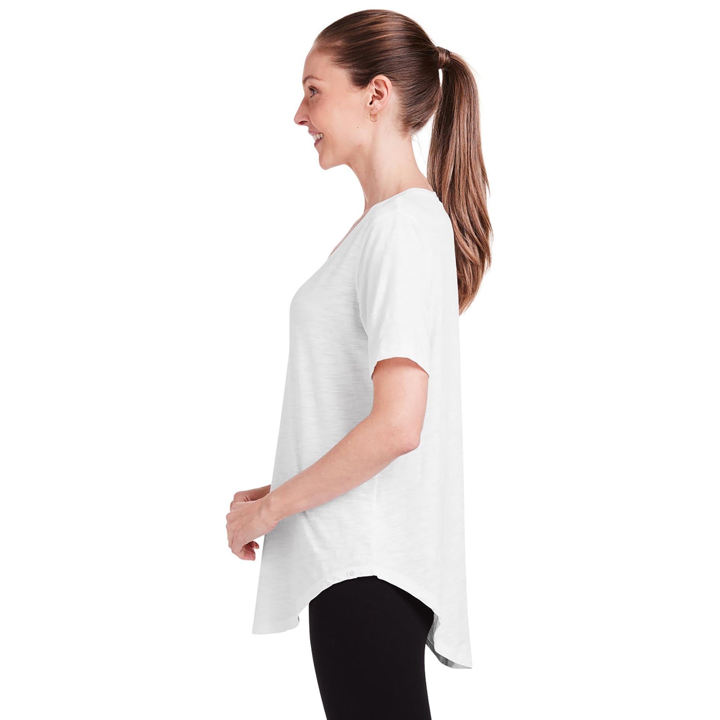 Black Longline T-Shirt - Tasc - Comfortable Style