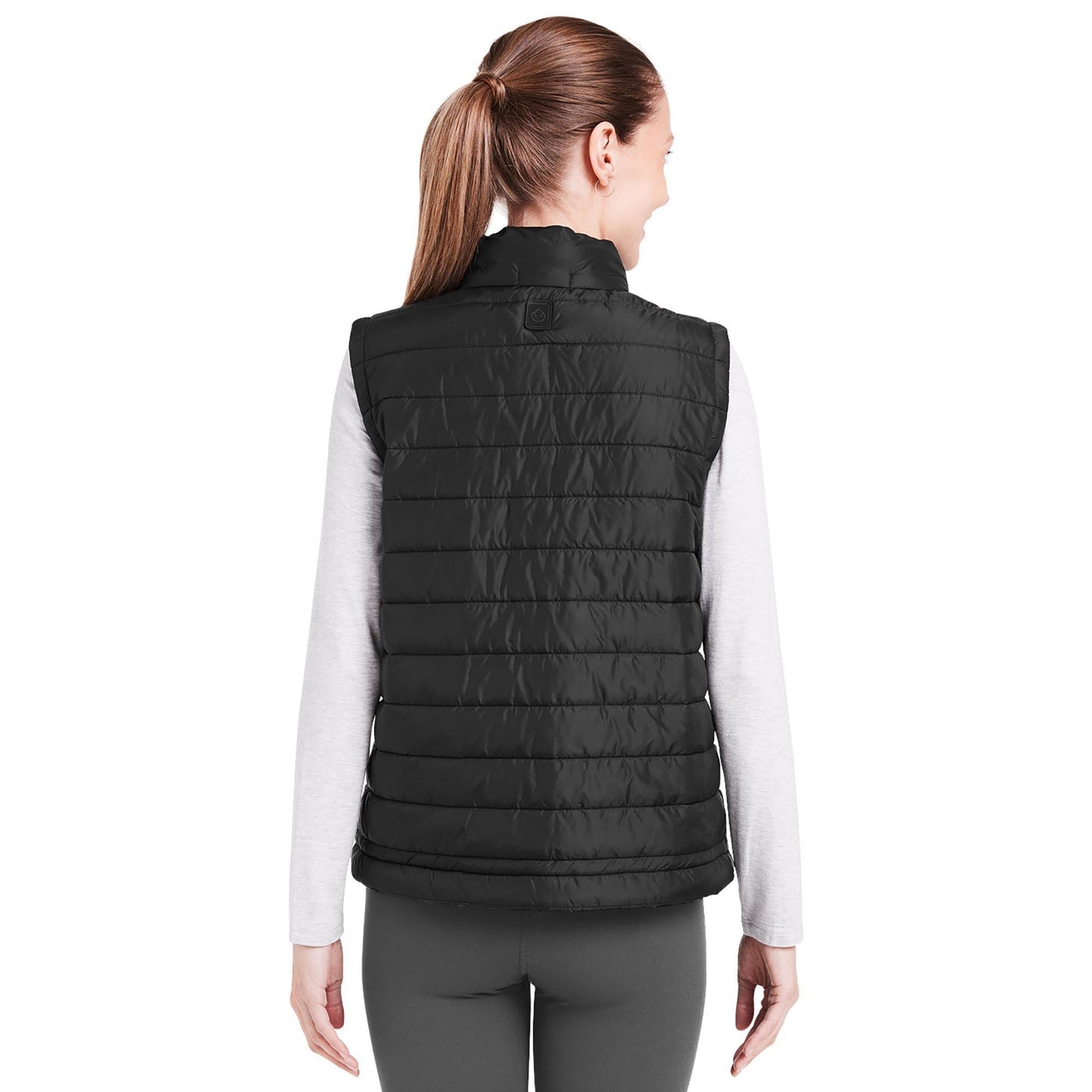 Black Quilted Vest - Tasc - Eco-Friendly Design