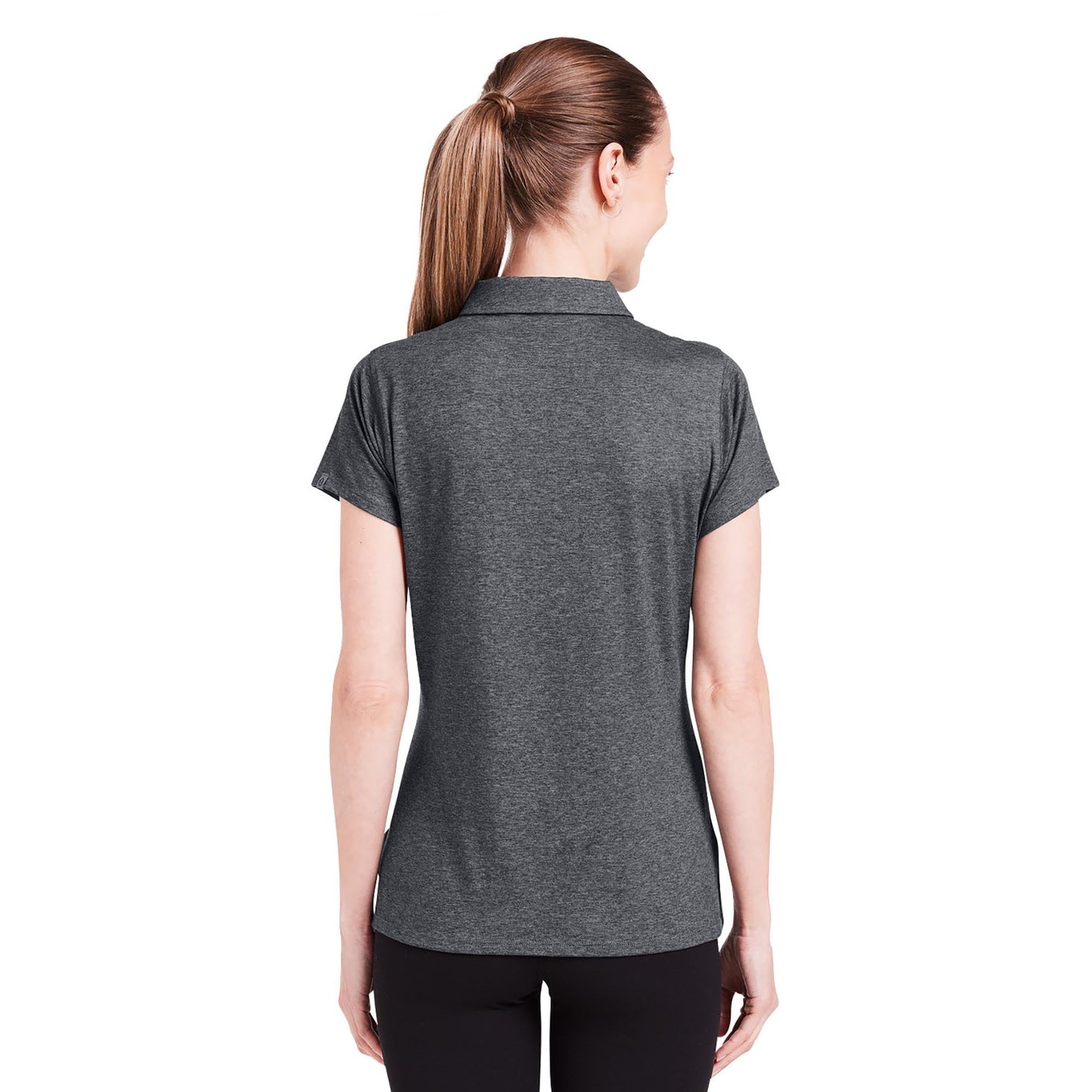 Black Heather Polo Shirt - Tasc - Lightweight Design