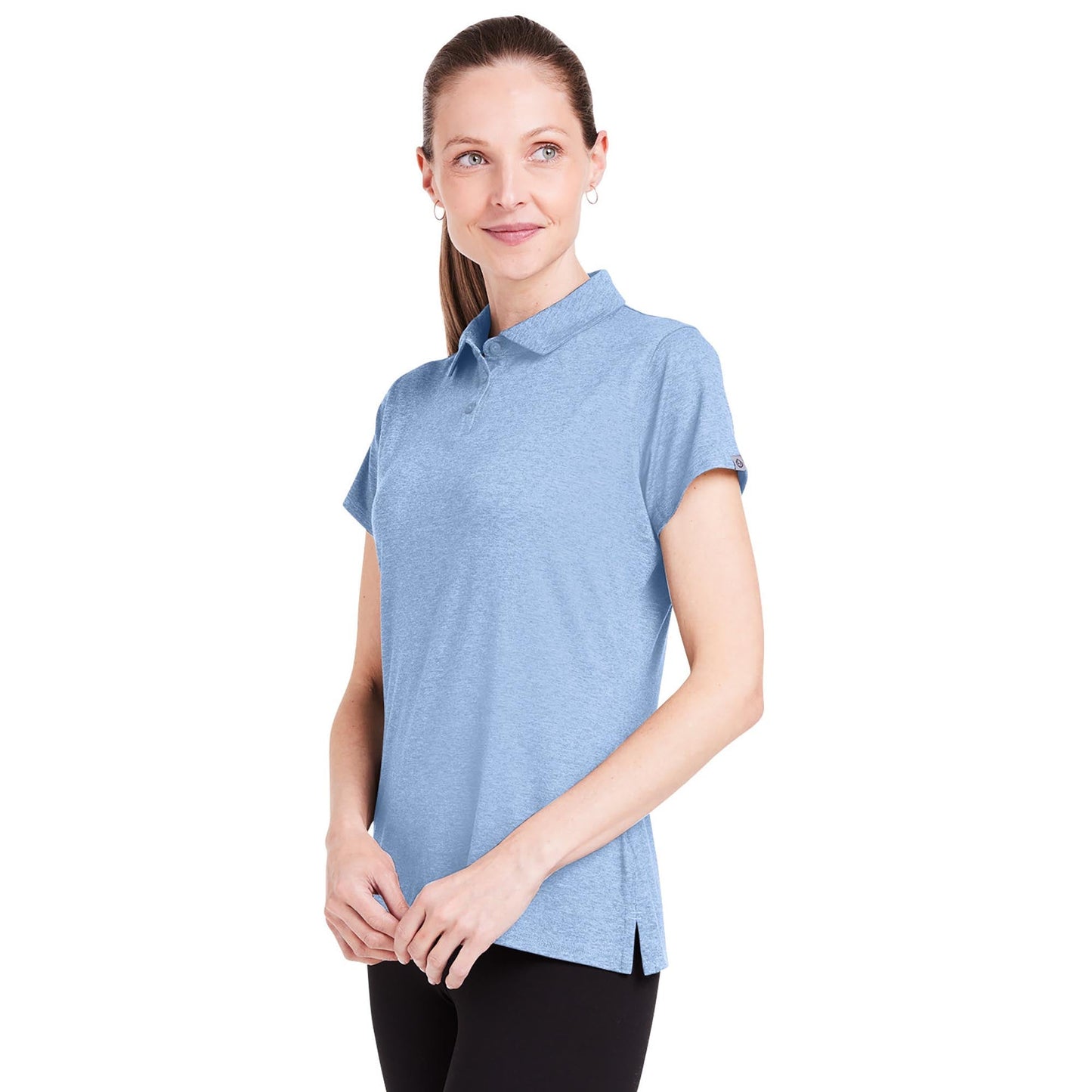 Black Heather Polo Shirt - Tasc - Lightweight Design