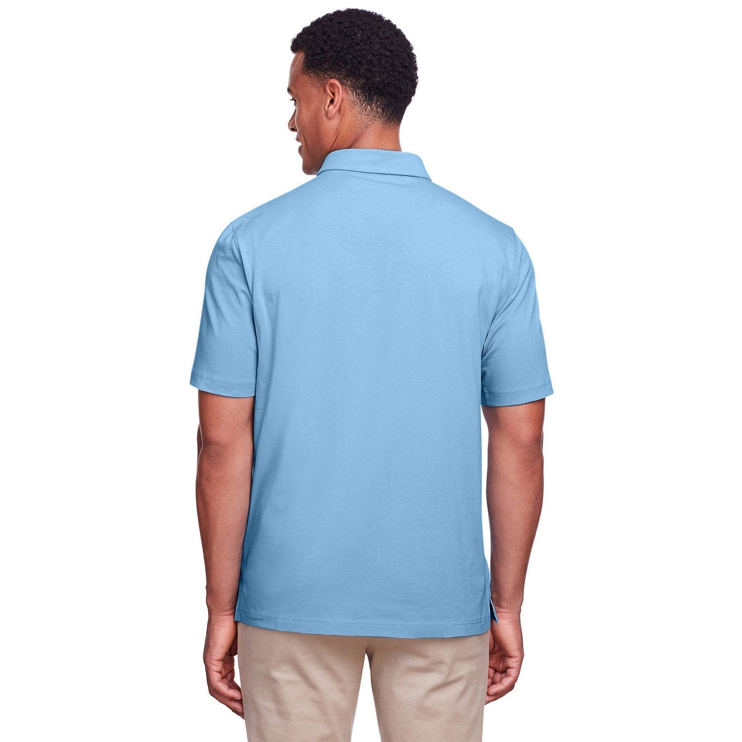 Black Polo Shirt - UltraClub - Stretch Cotton Performance