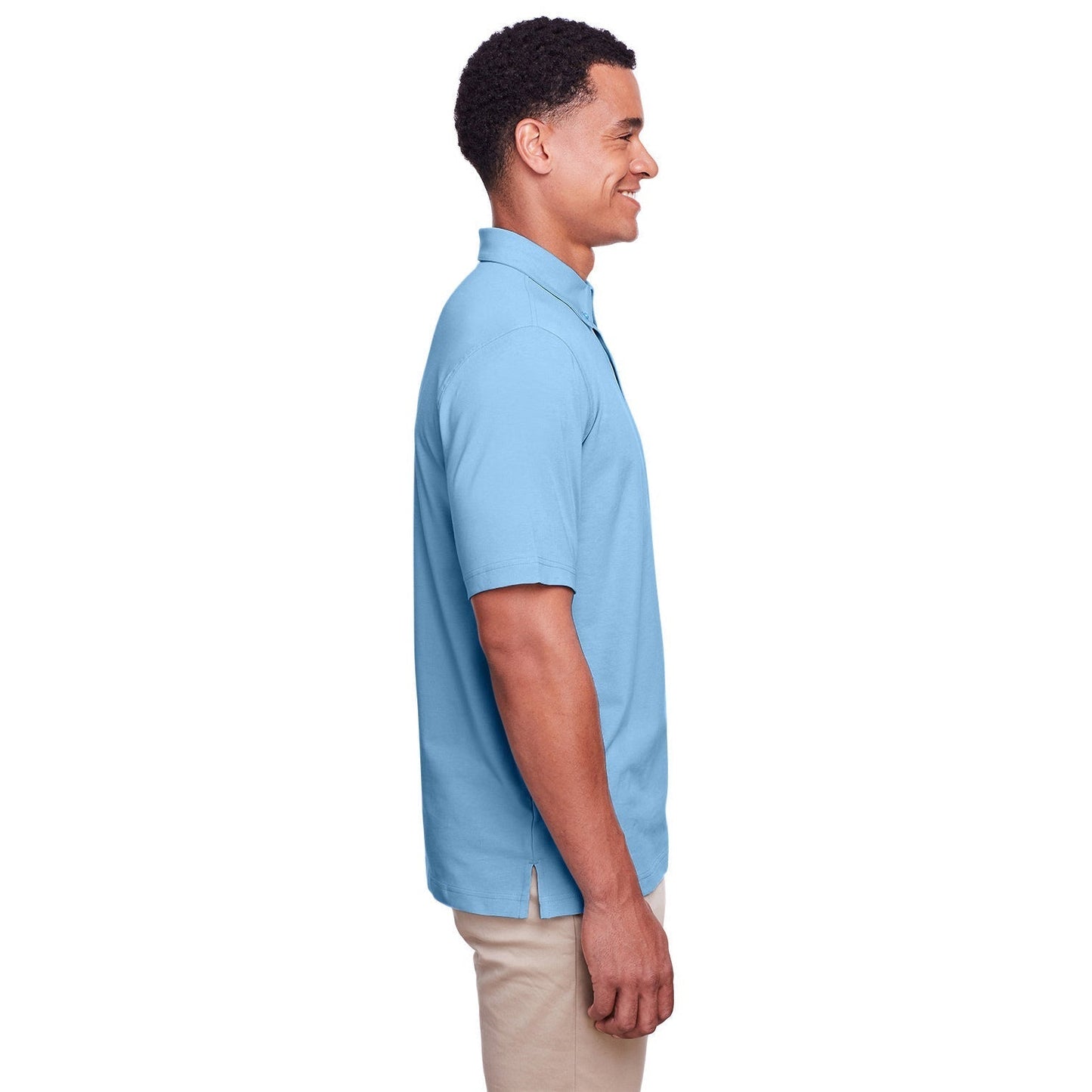 Black Polo Shirt - UltraClub - Stretch Cotton Performance