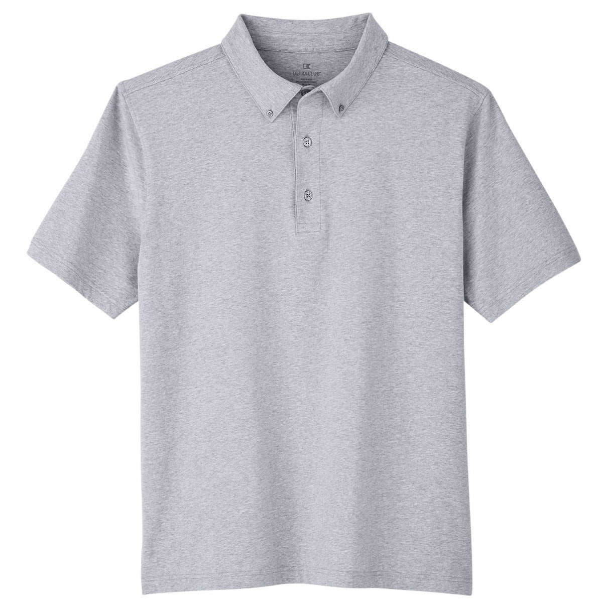 Black Polo Shirt - UltraClub - Stretch Cotton Performance