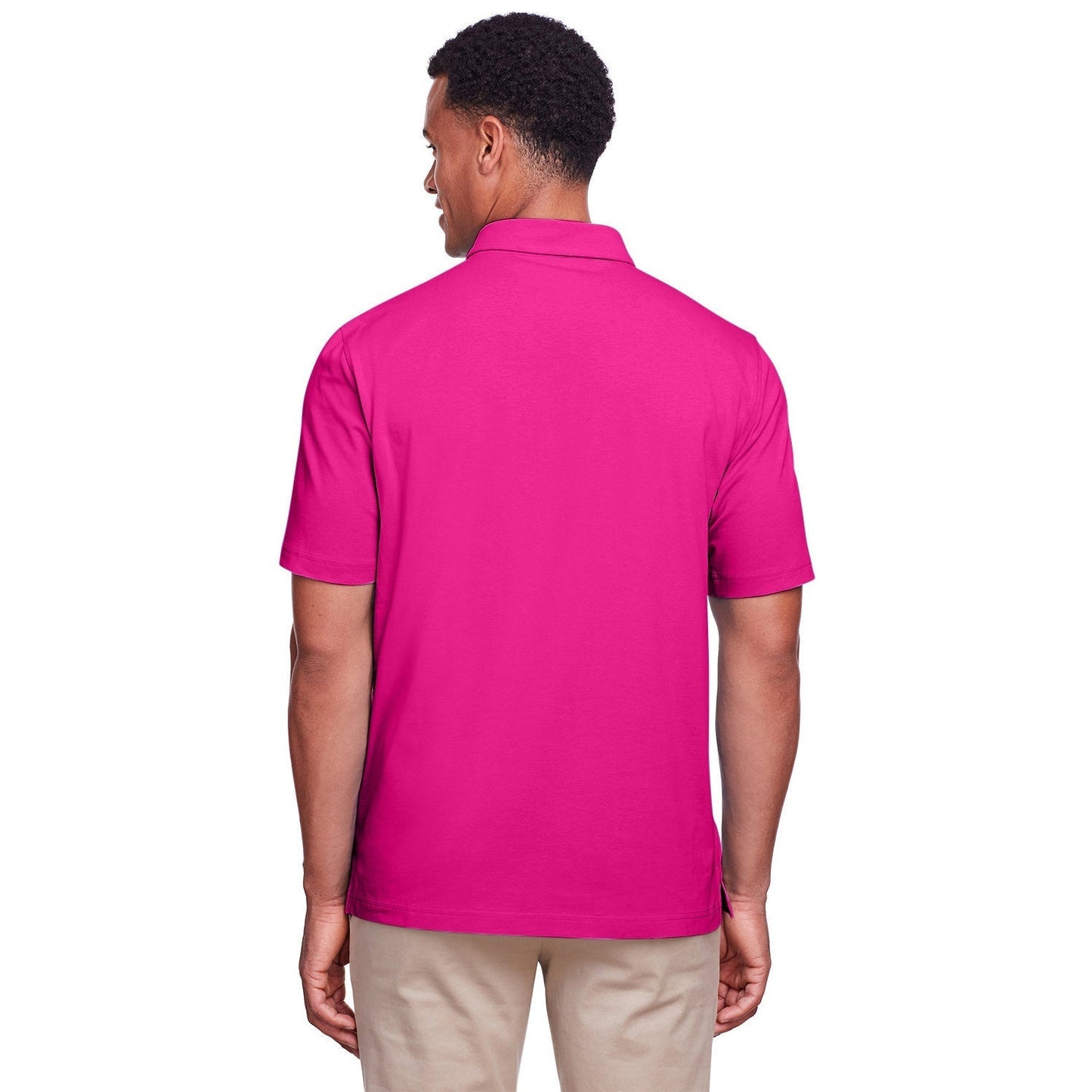 Black Polo Shirt - UltraClub - Stretch Cotton Performance