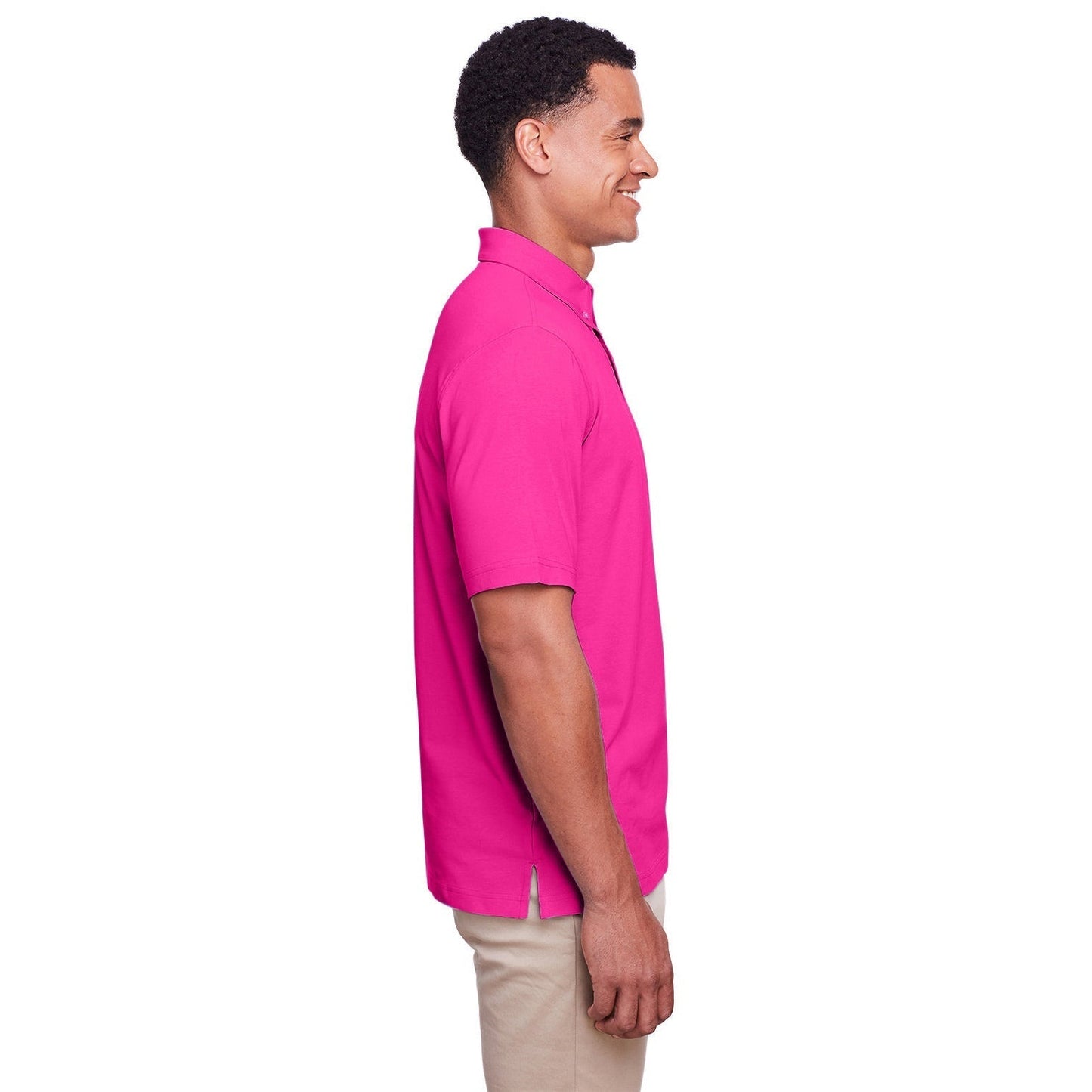 Black Polo Shirt - UltraClub - Stretch Cotton Performance