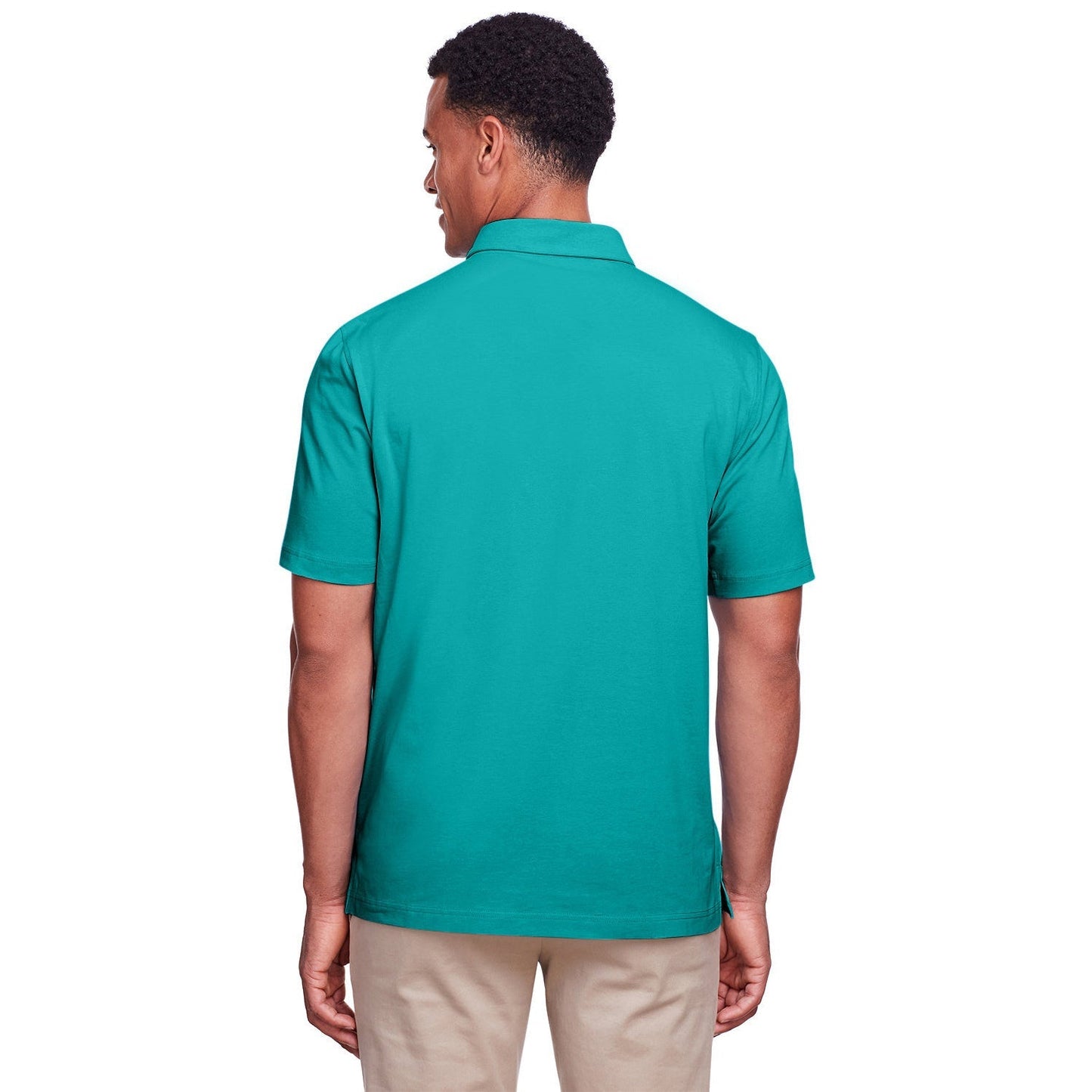 Black Polo Shirt - UltraClub - Stretch Cotton Performance