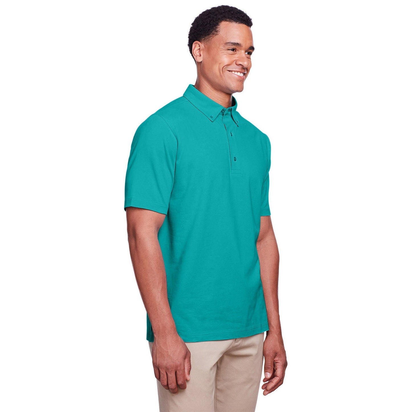 Black Polo Shirt - UltraClub - Stretch Cotton Performance