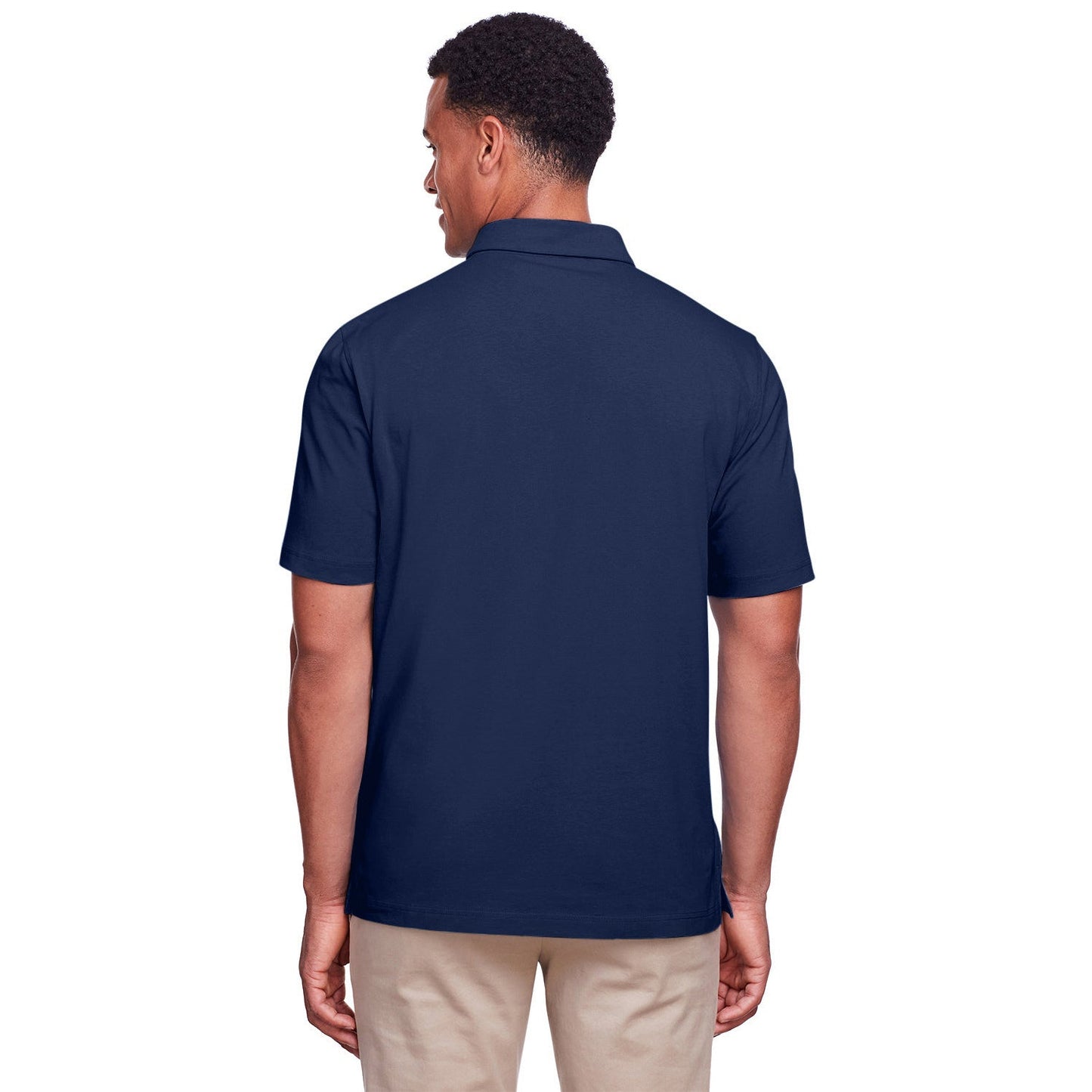 Black Polo Shirt - UltraClub - Stretch Cotton Performance