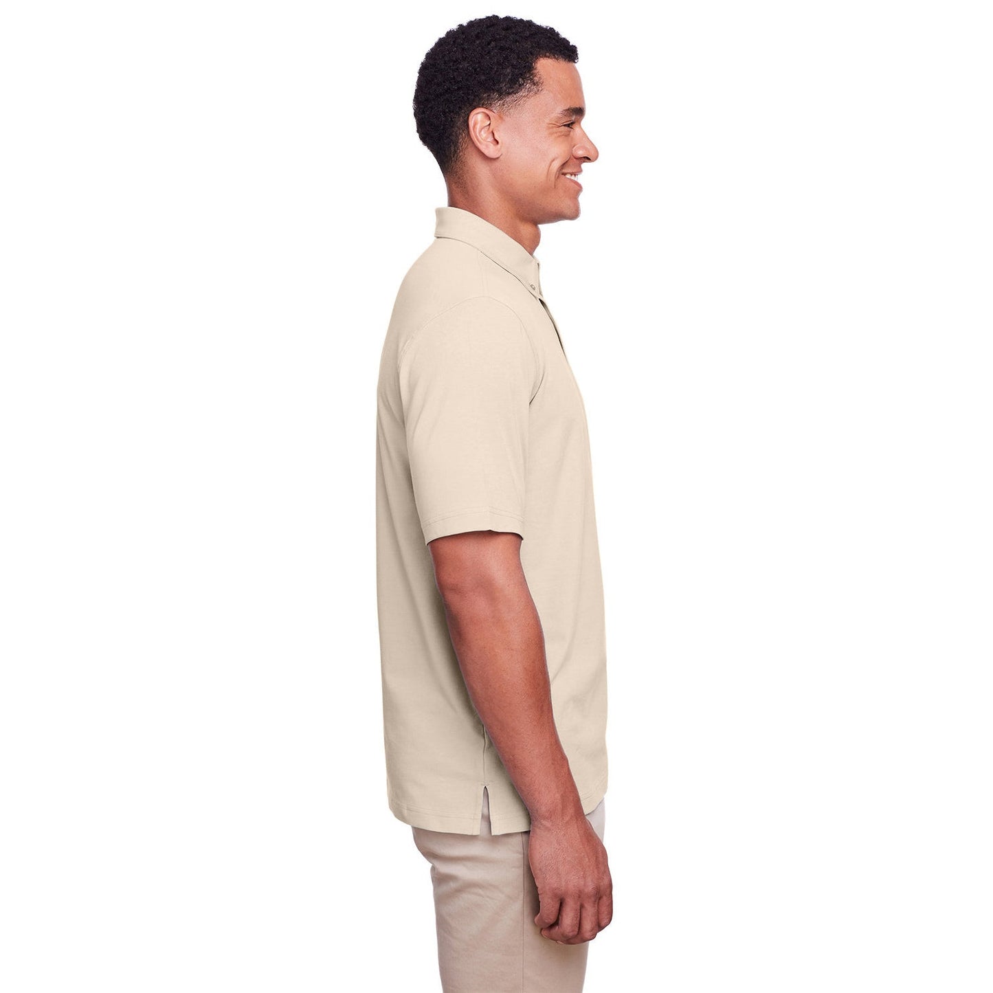 Black Polo Shirt - UltraClub - Stretch Cotton Performance