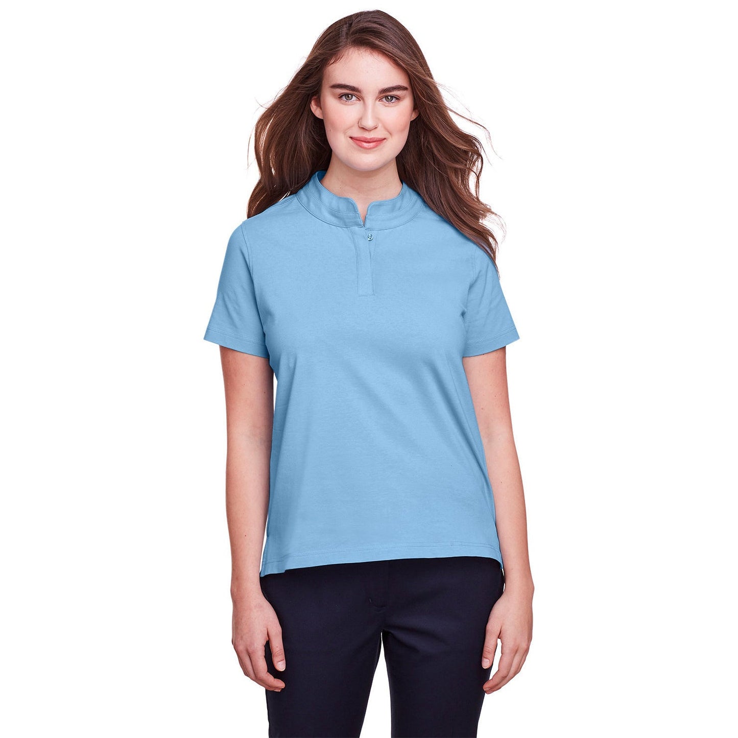 Black Polo Shirts - UltraClub - Stretch Cotton Performance
