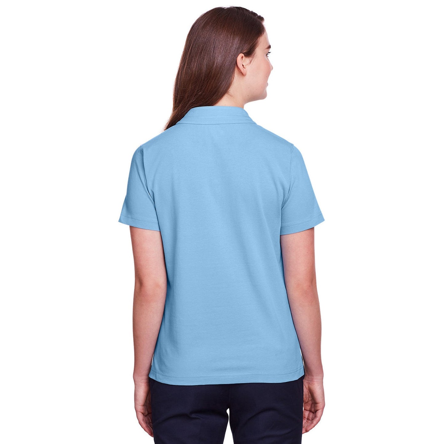 Black Polo Shirts - UltraClub - Stretch Cotton Performance