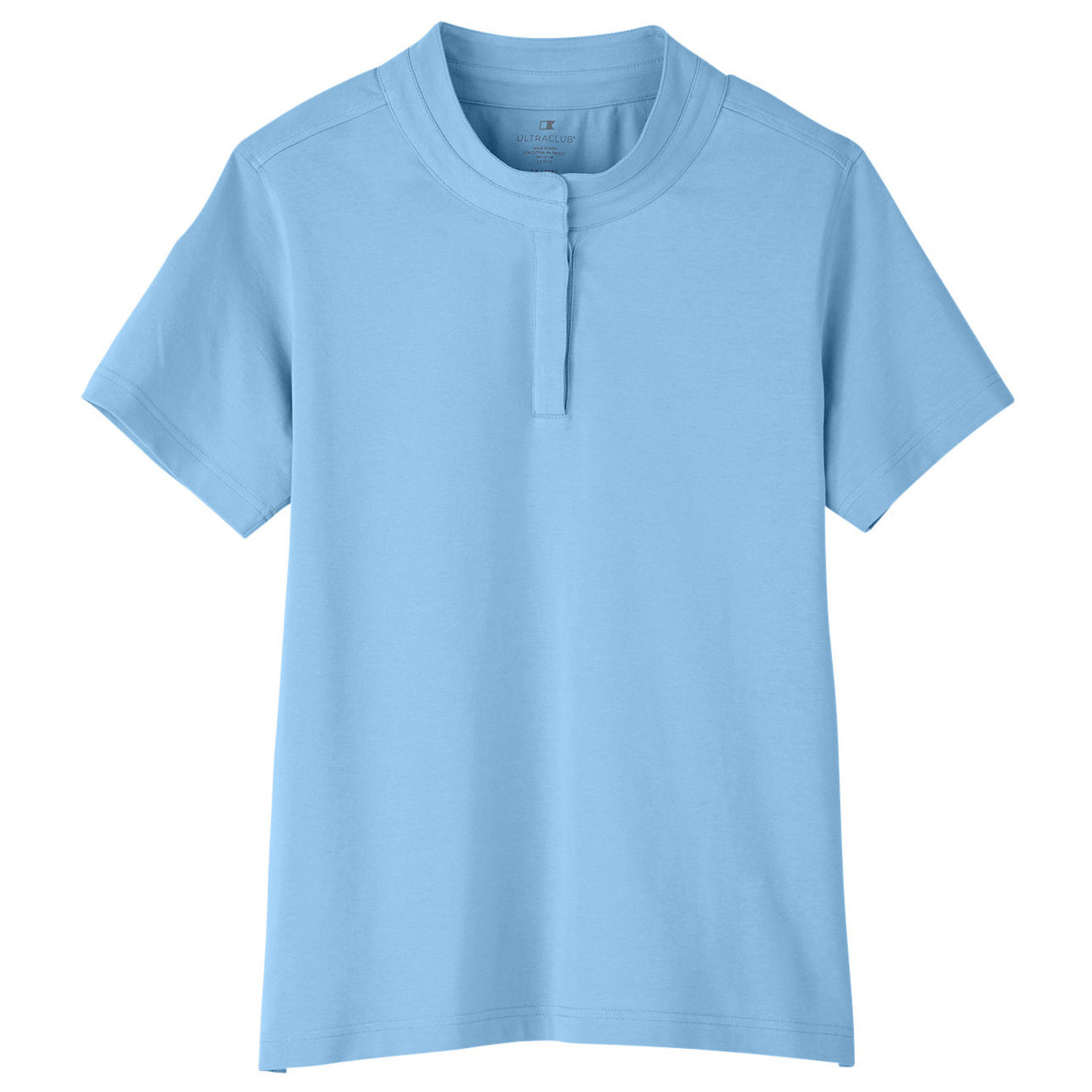 Black Polo Shirts - UltraClub - Stretch Cotton Performance