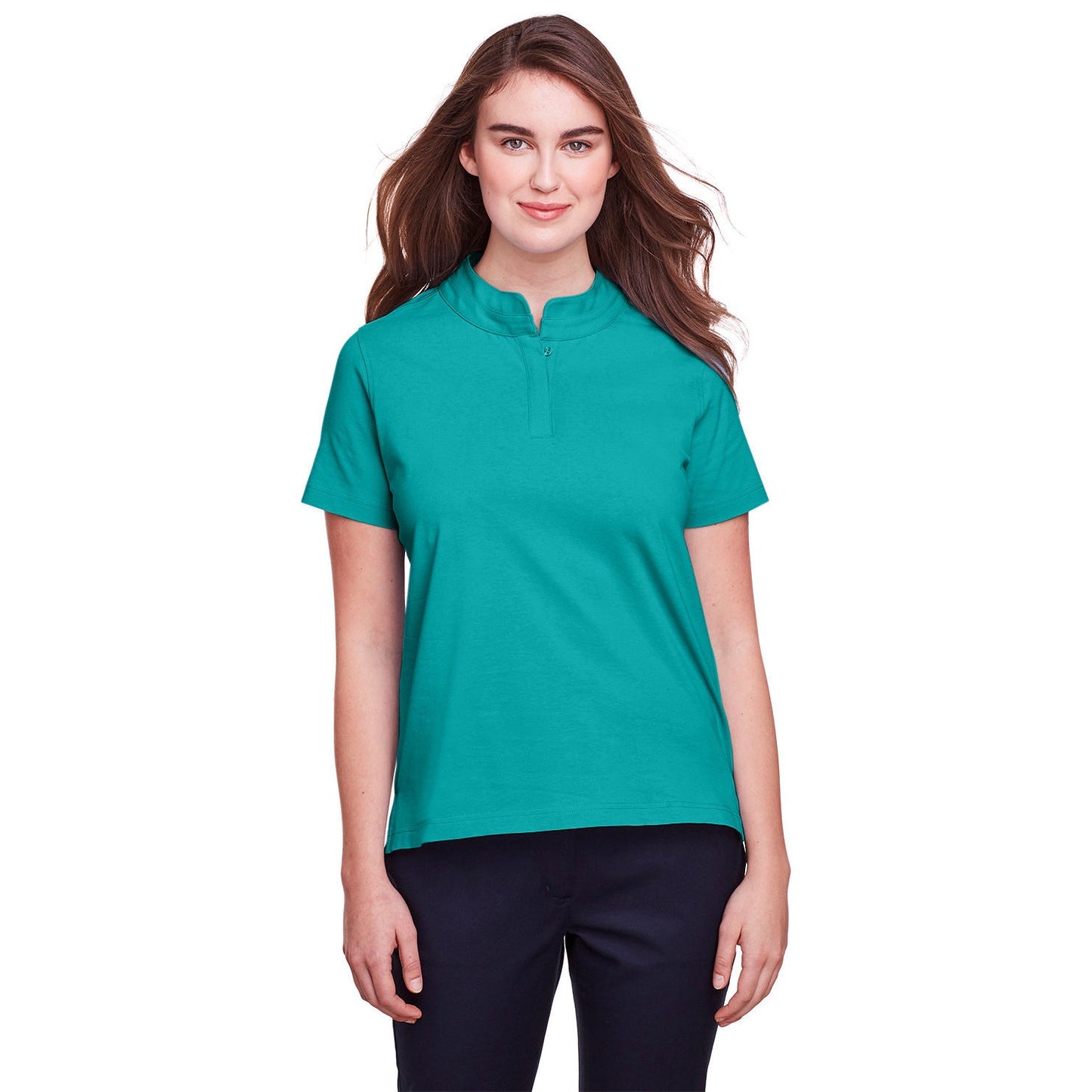 Black Polo Shirts - UltraClub - Stretch Cotton Performance