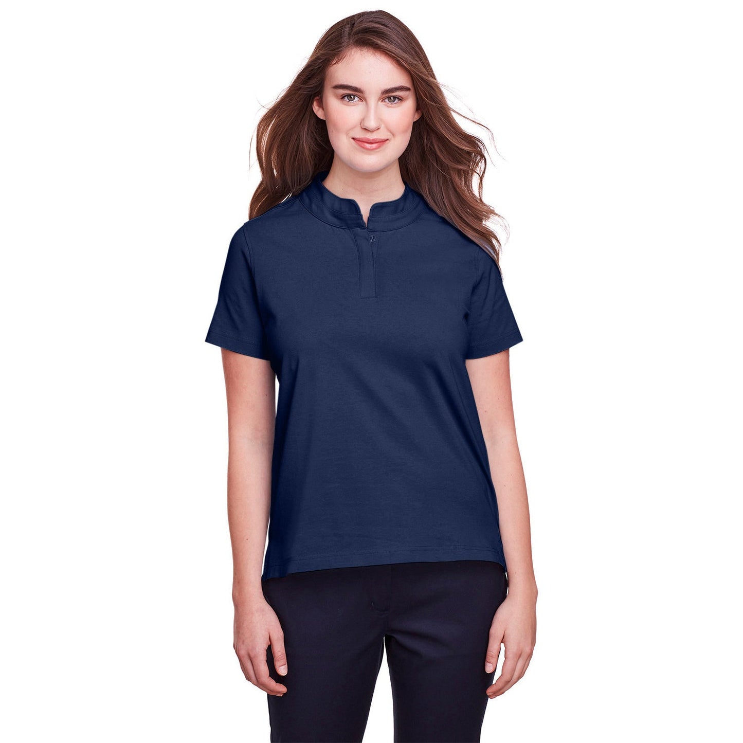 Black Polo Shirts - UltraClub - Stretch Cotton Performance