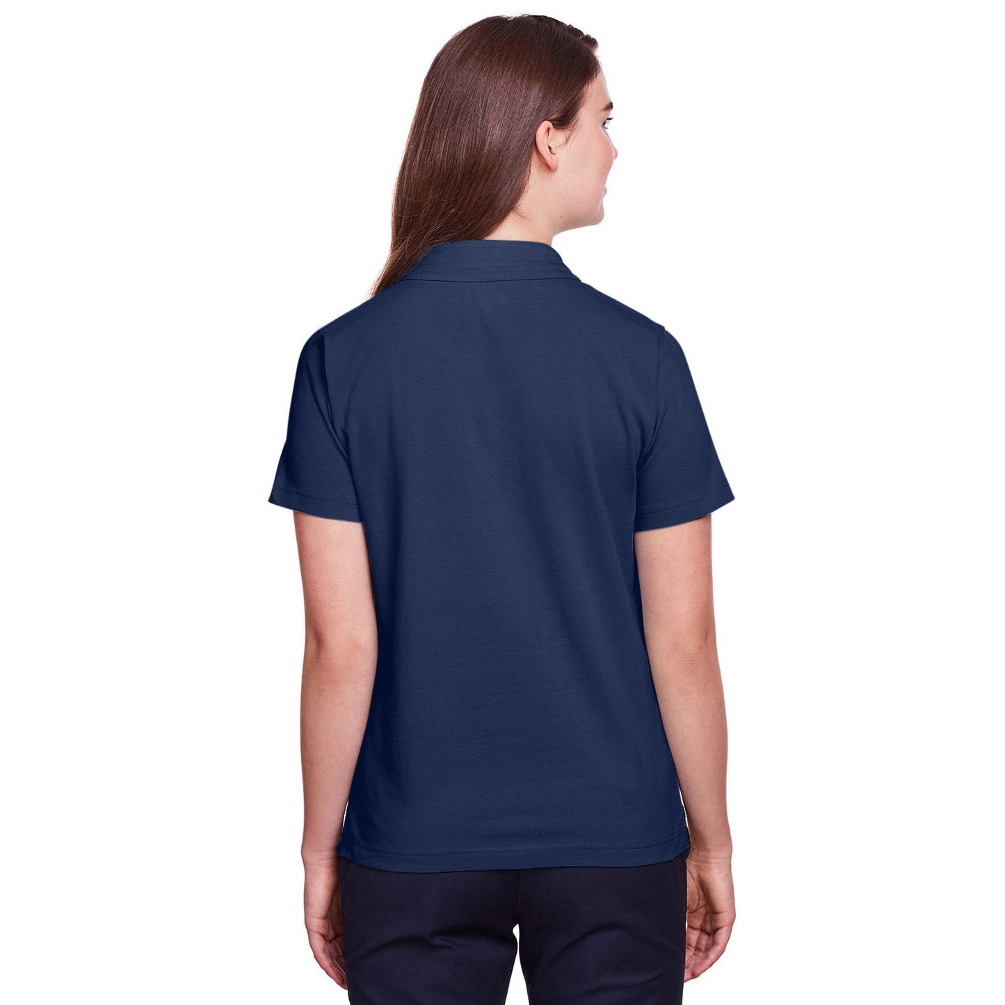 Black Polo Shirts - UltraClub - Stretch Cotton Performance