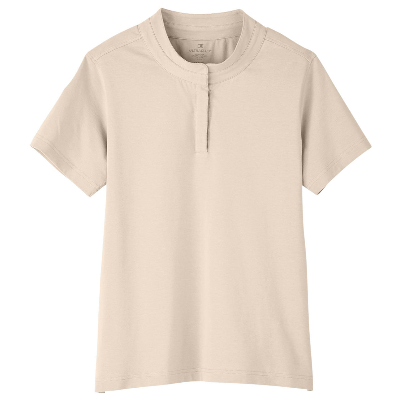 Black Polo Shirts - UltraClub - Stretch Cotton Performance