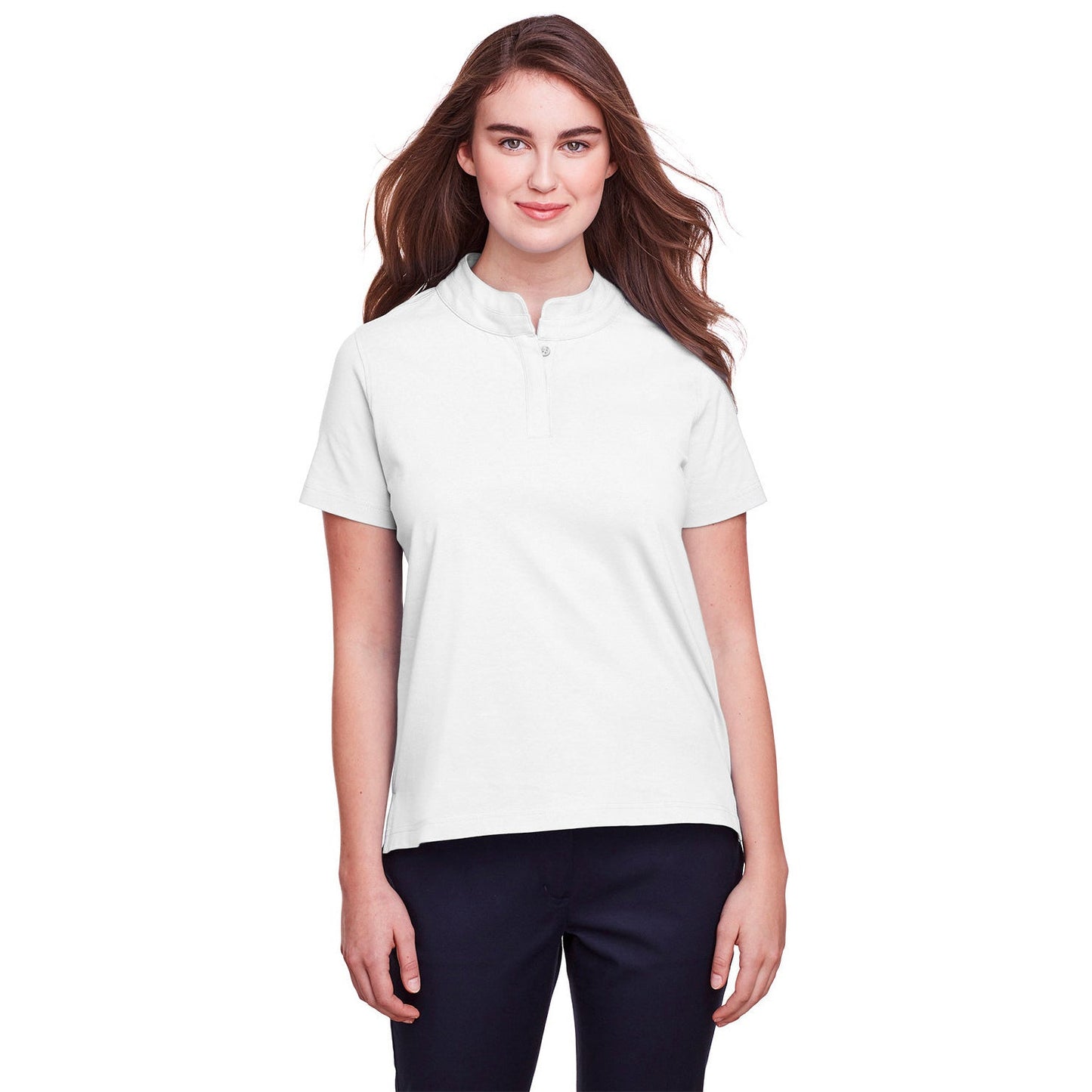 Black Polo Shirts - UltraClub - Stretch Cotton Performance