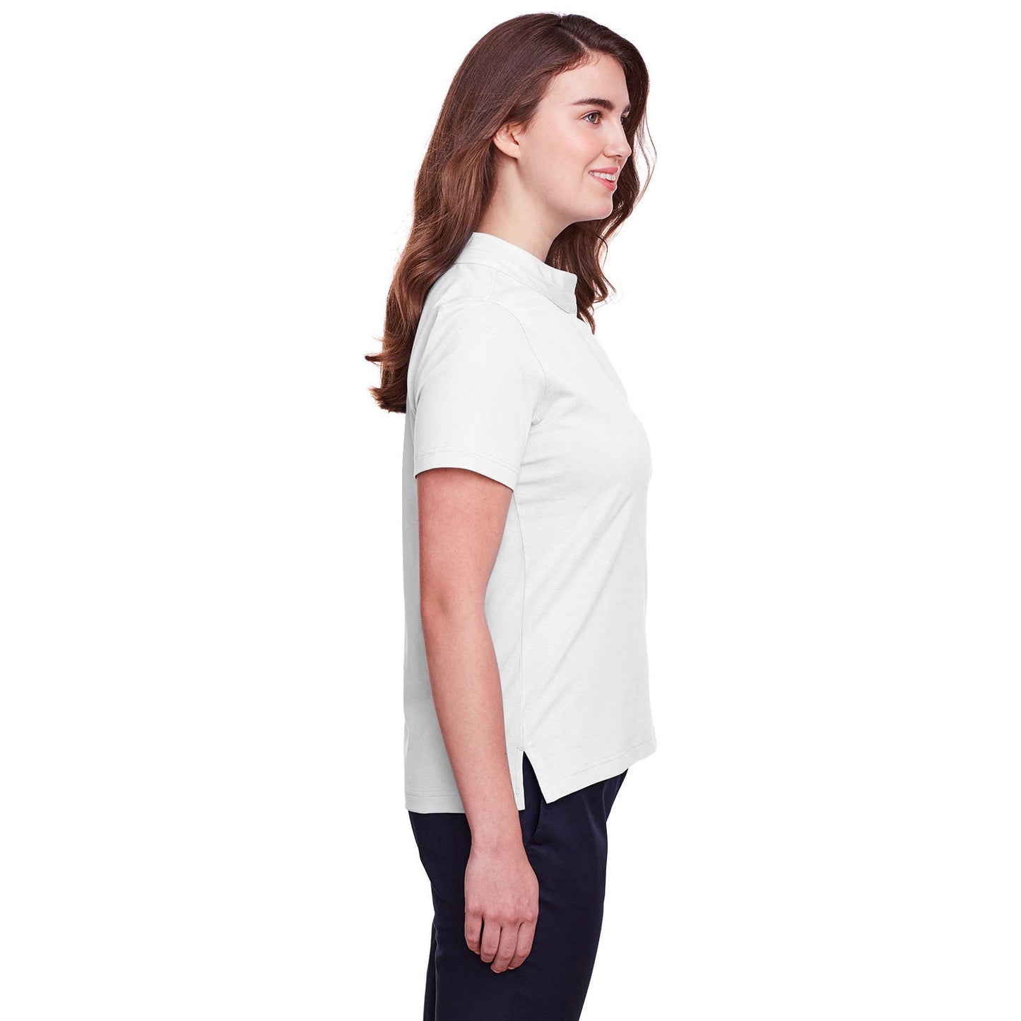 Black Polo Shirts - UltraClub - Stretch Cotton Performance